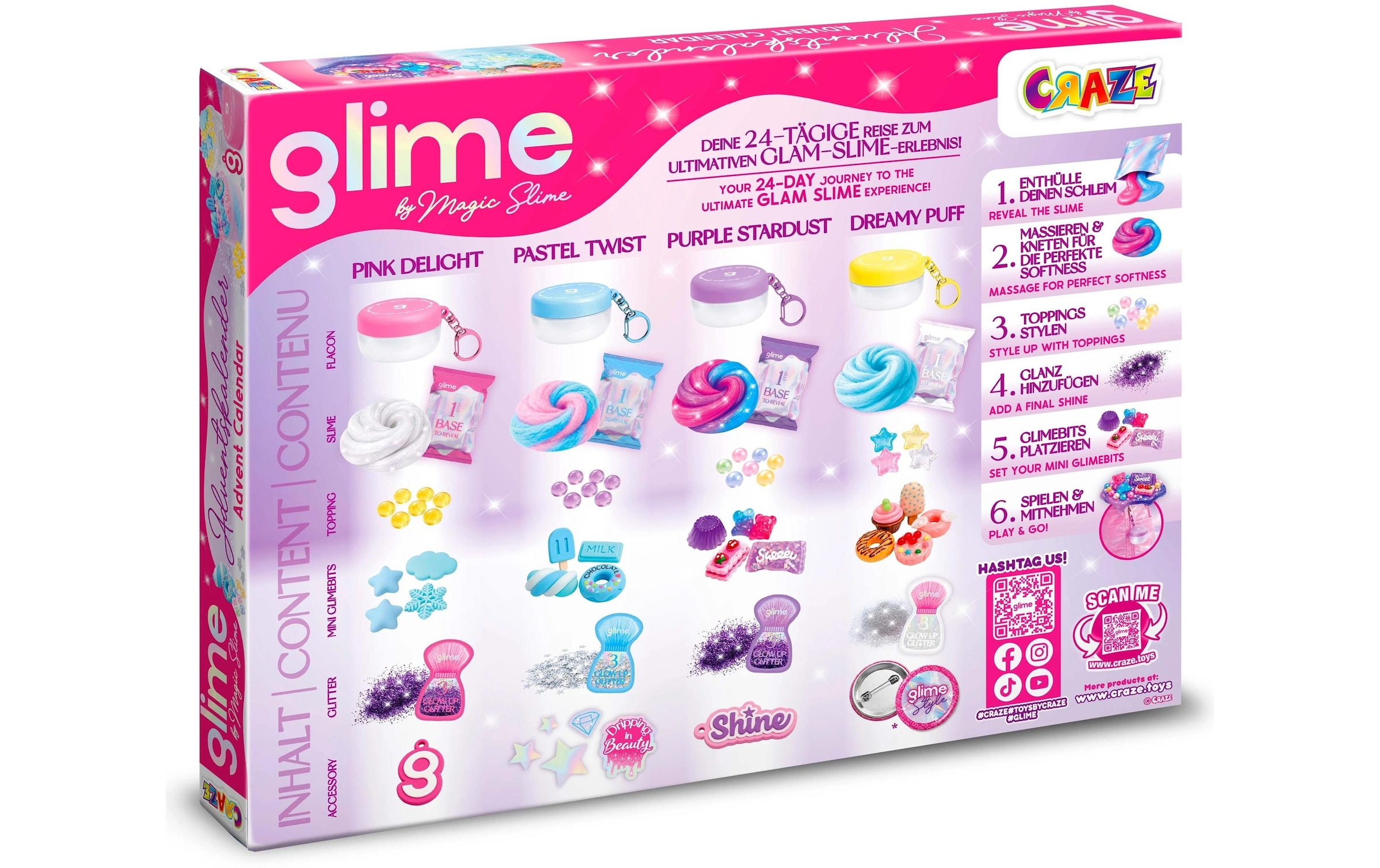 CRAZE Adventskalender »Adventskalender Glime Adventskalender Glime«