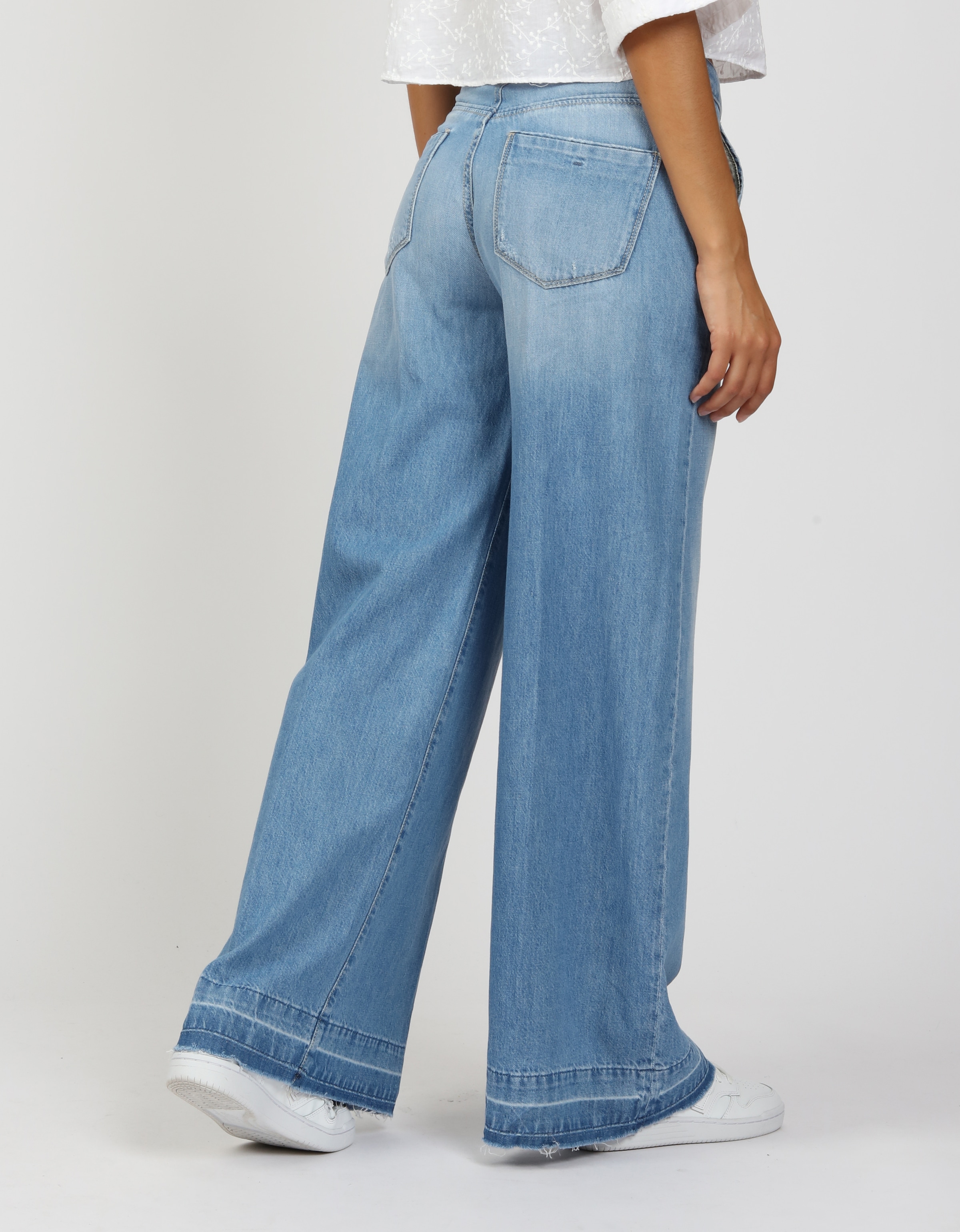 GANG Weite Jeans »94MONA«, mit weitem Bein und offenen Saumabschluss