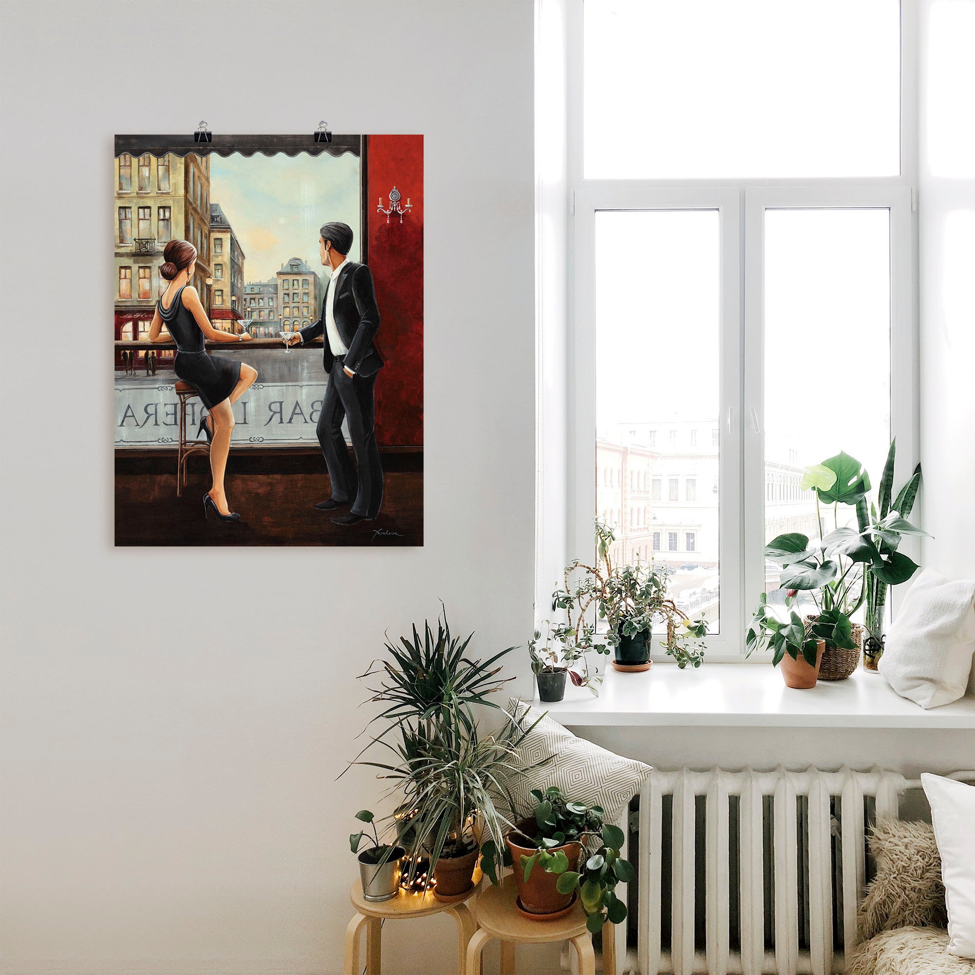 Artland Fresque murale »Bar« 1 cuis tlg. als Alubild, Leinwandbild, Poster in verschied. Grössen