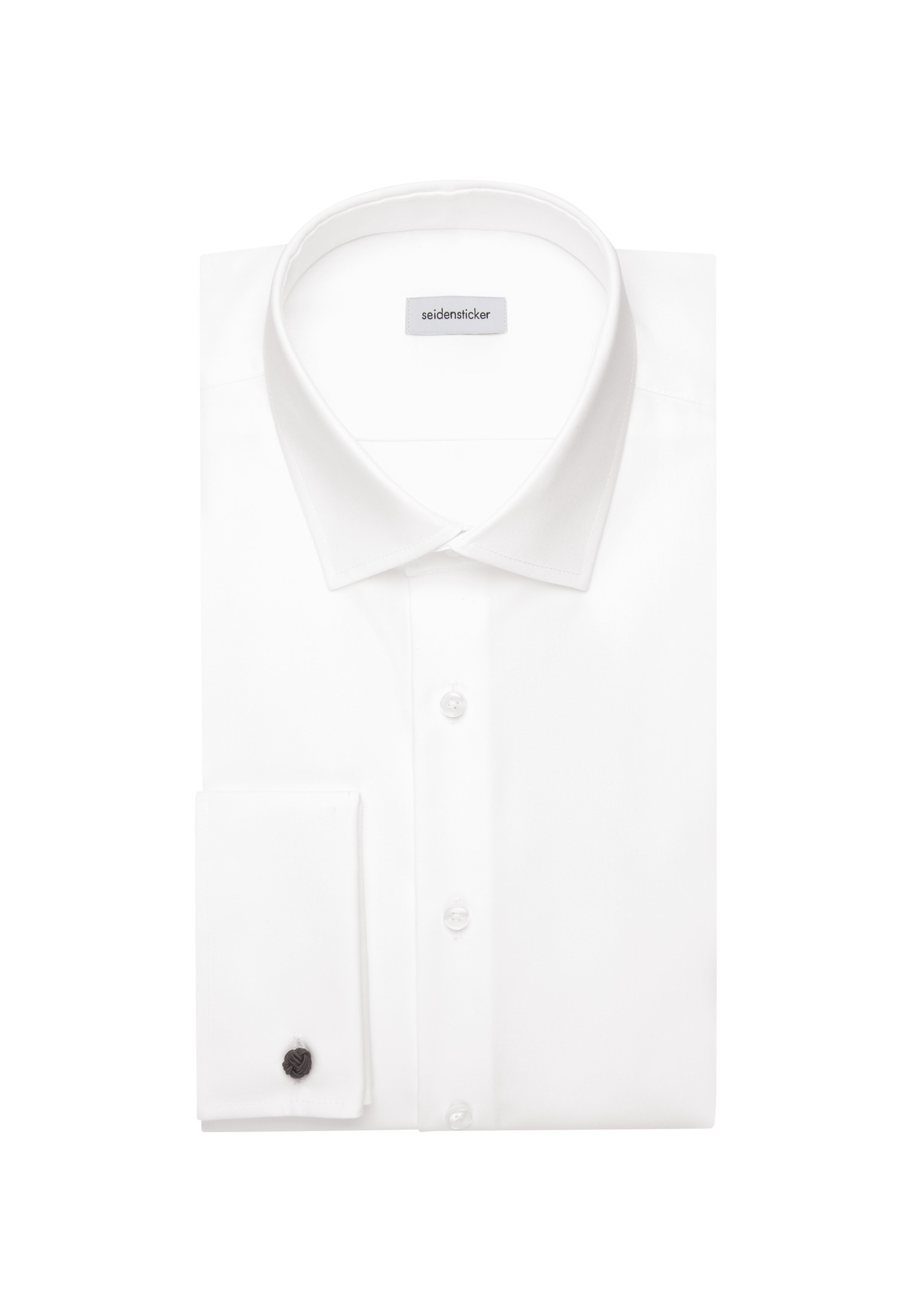 seidensticker Chemise d'affaires »Schwarze Rose« Col Kent uni 1/1 cintré