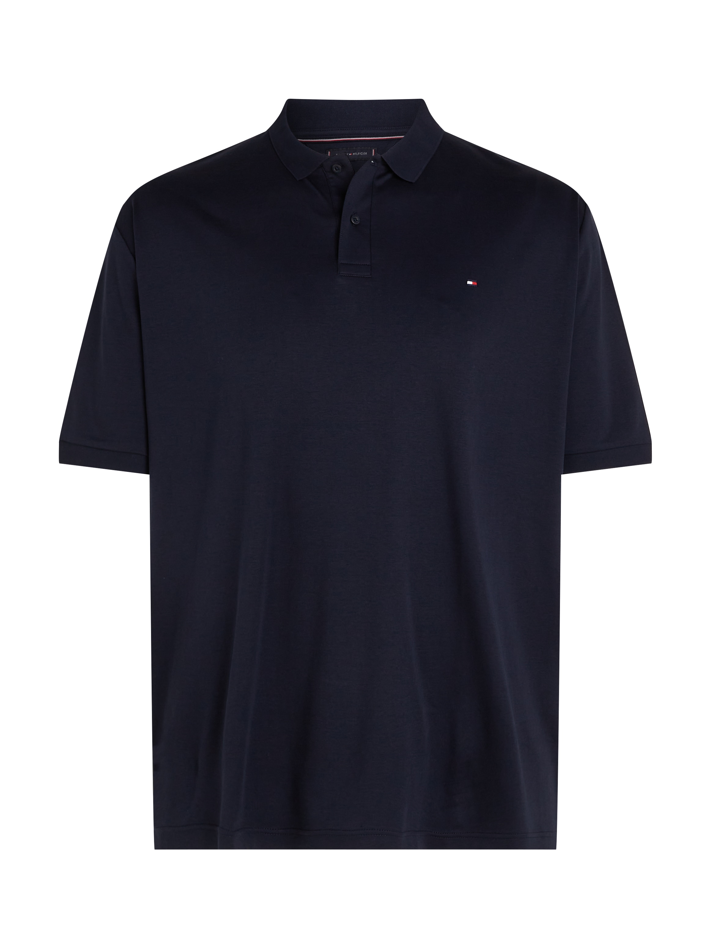 Tommy Hilfiger Big & Tall Poloshirt »BT-LIQUID COTTON ESSENTIAL POL-B«, in Grossen Grössen, Logostickerei