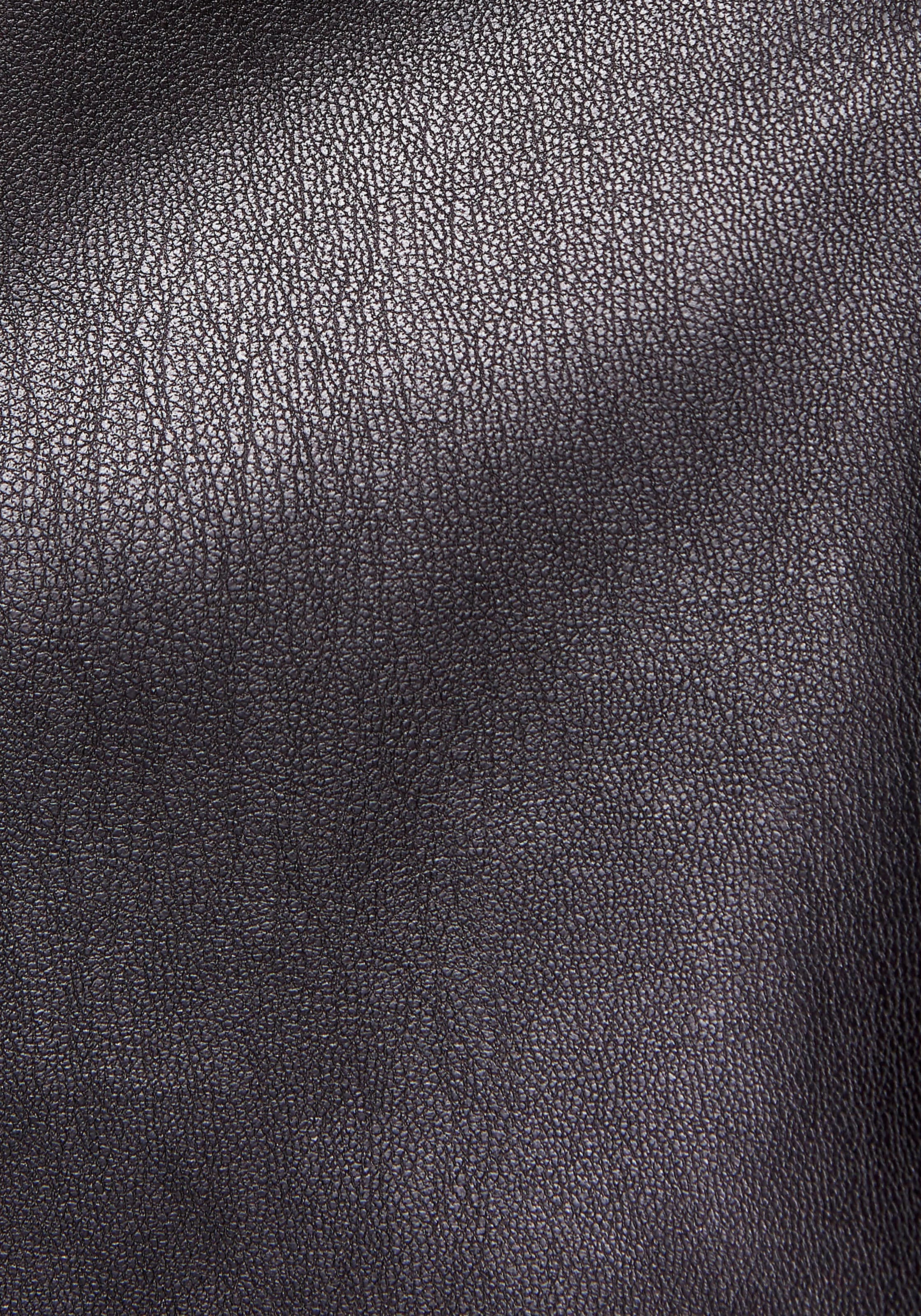 LASCANA Blazer en similicuir mit Reverskragen, taillierter Damenblazer, Business-Look