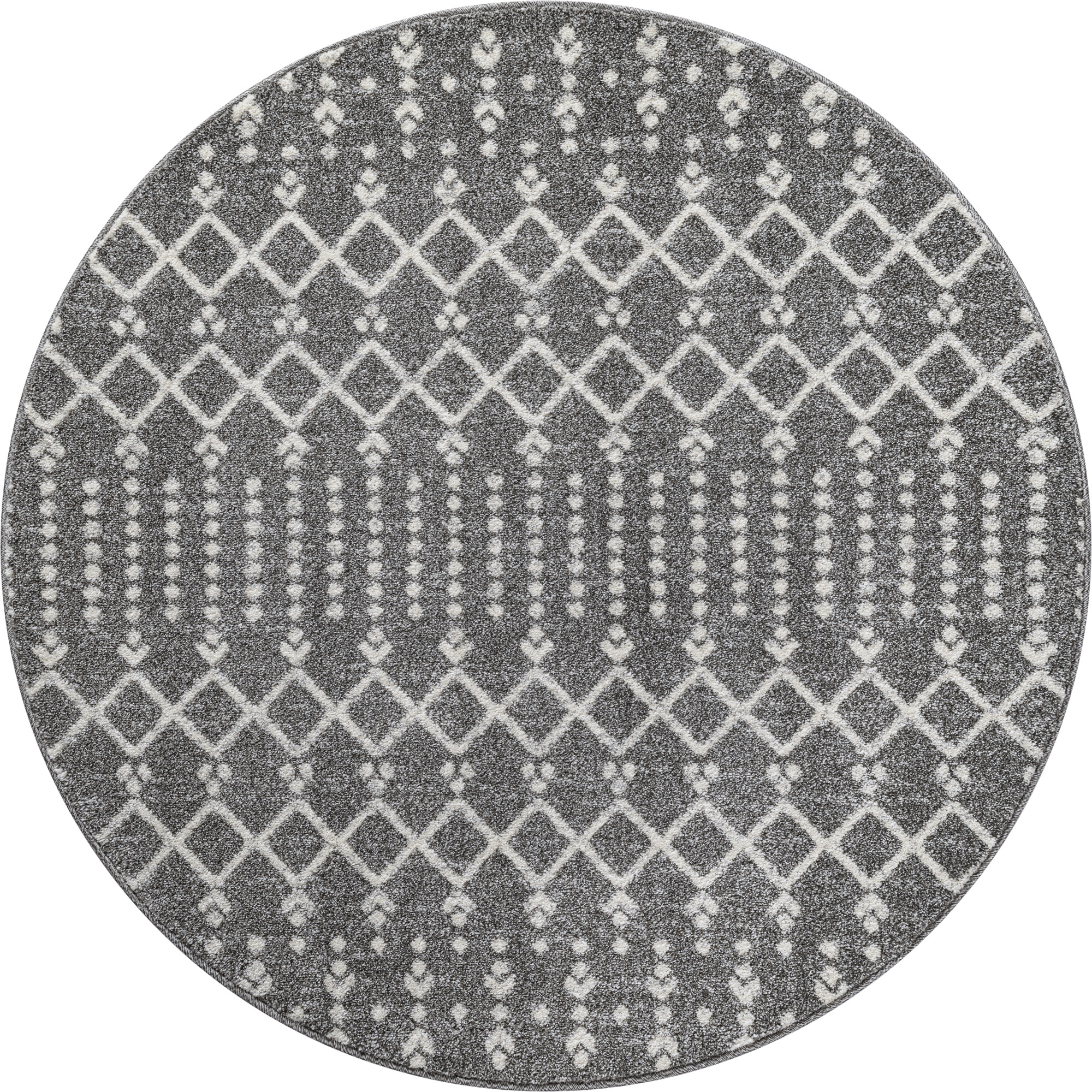 Sanat Teppich »Boho 8203  , auch als Läufer und in Rund« rund 10 mm Höhe Kurzflor, robust, Boho, Scandic, für Fussbodenheizung geeignet