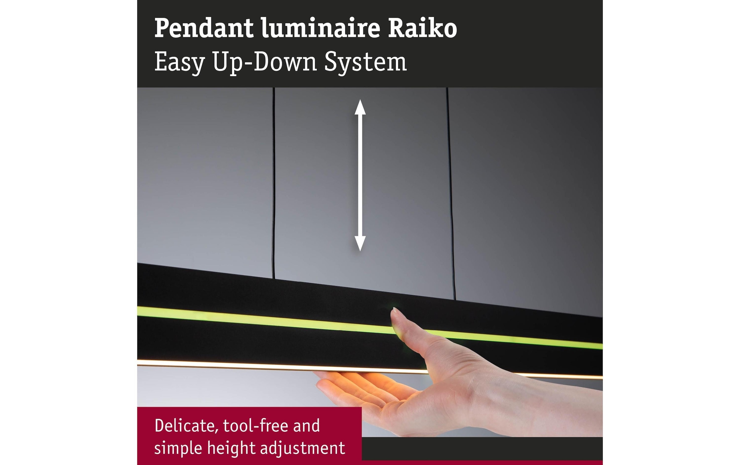 Paulmann Pendelleuchte »LED Pendelleuchte Raiko« LED-Modul RGB | warmweiss - kaltweiss