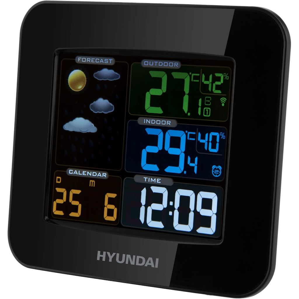 Hyundai Wetterstation »Hyundai WS8446«, (mit Aussensensor)