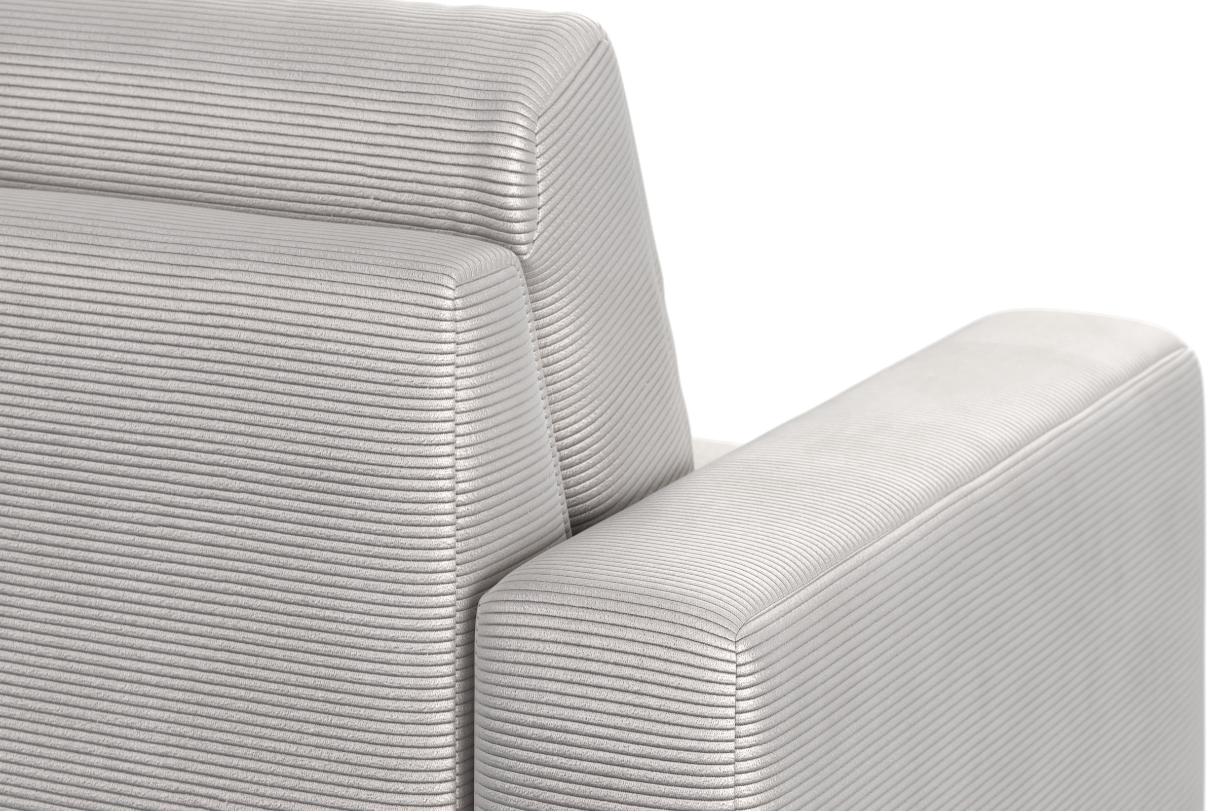 Home affaire Canapé d'angle »Summer L-Form« mit Ottomane, mit oder ohne Bettfunktion und Bettkasten, Cord-Bezug