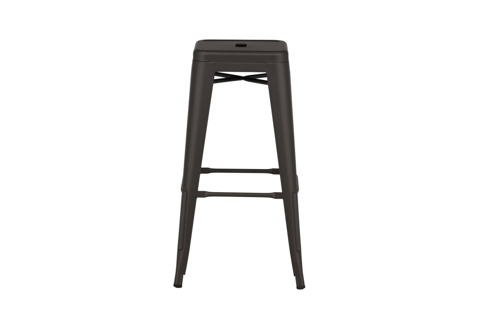Venture Home Barhocker »Tempe, 4er-Set Barhocker, kompakt, 136 kg belastbar« Set, 4 Stk. tlg. Tresenstuhl, Stahlrahmen, Fussstütze, ausgestellte Beine, schlicht