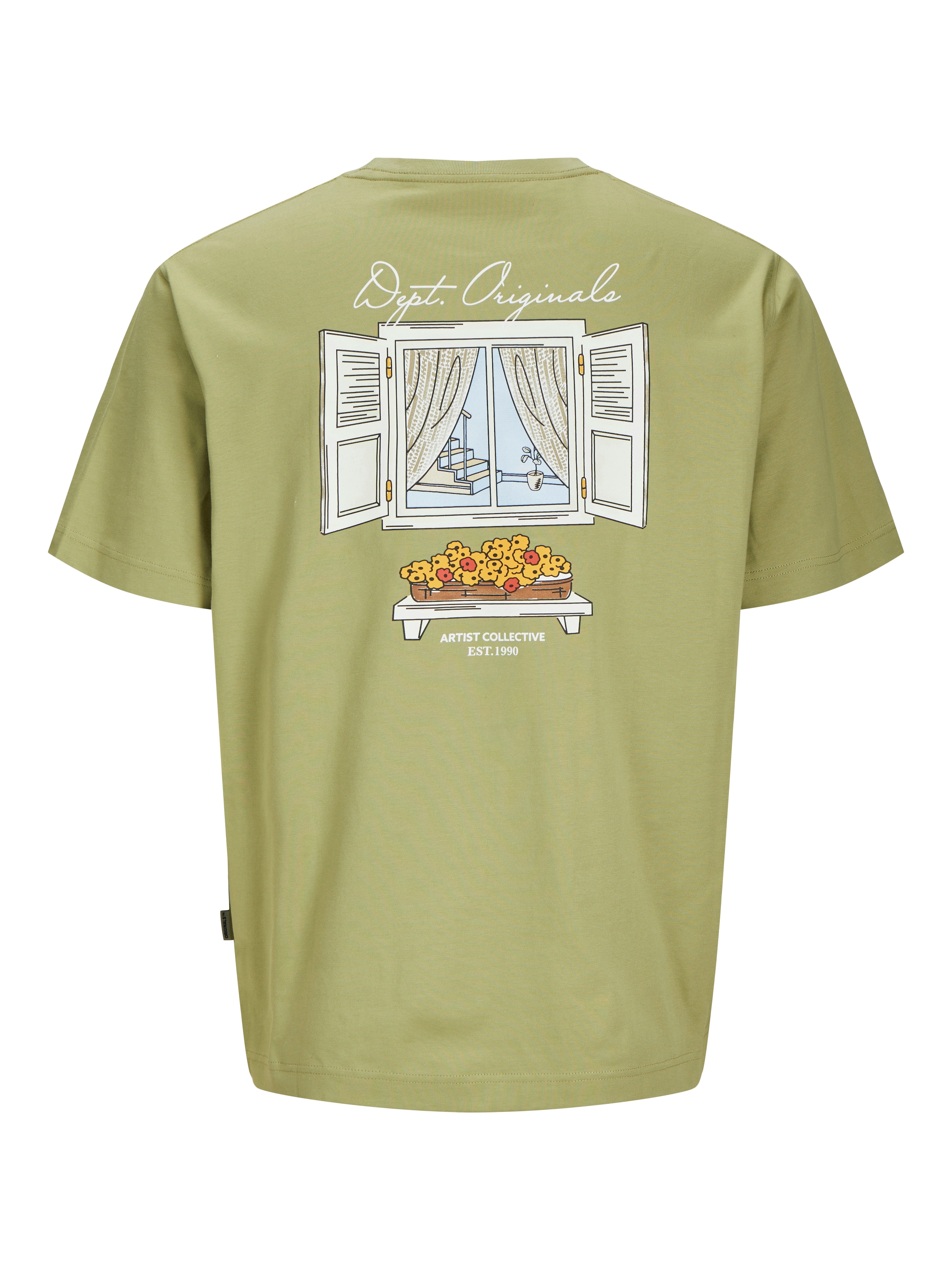 Jack & Jones T-Shirt »JORISLINGTON BACK TEE SS CREW NECK SN«