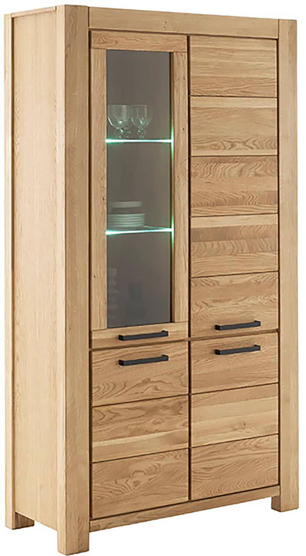 MCA living Vitrine »SILIAS Vitrine gross«, (1 St.), gedämpfte Türen