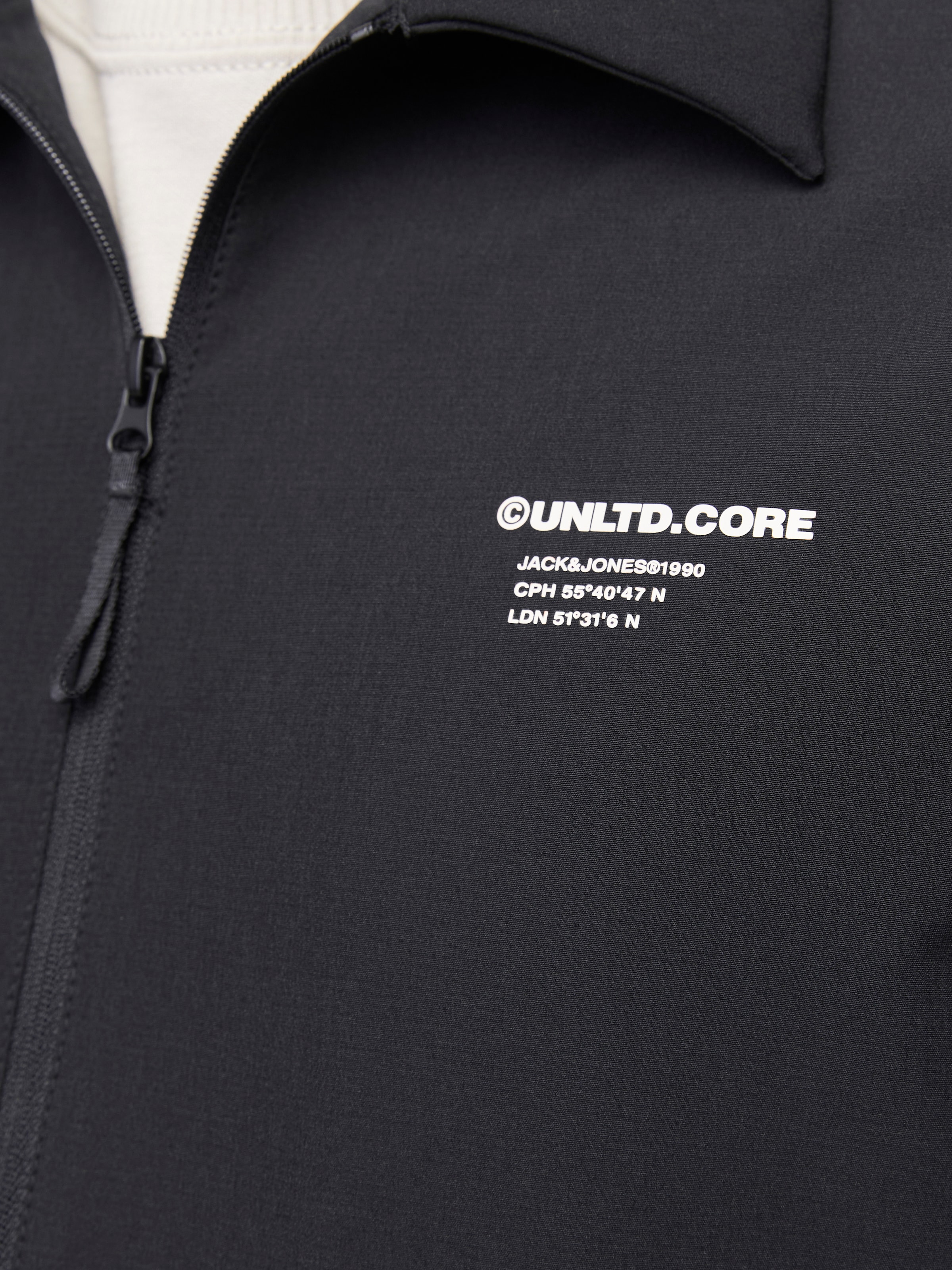 Jack & Jones Langarmhemd »JCOAERO SHIRT JACKET LS NOOS«, mit Reissverschluss