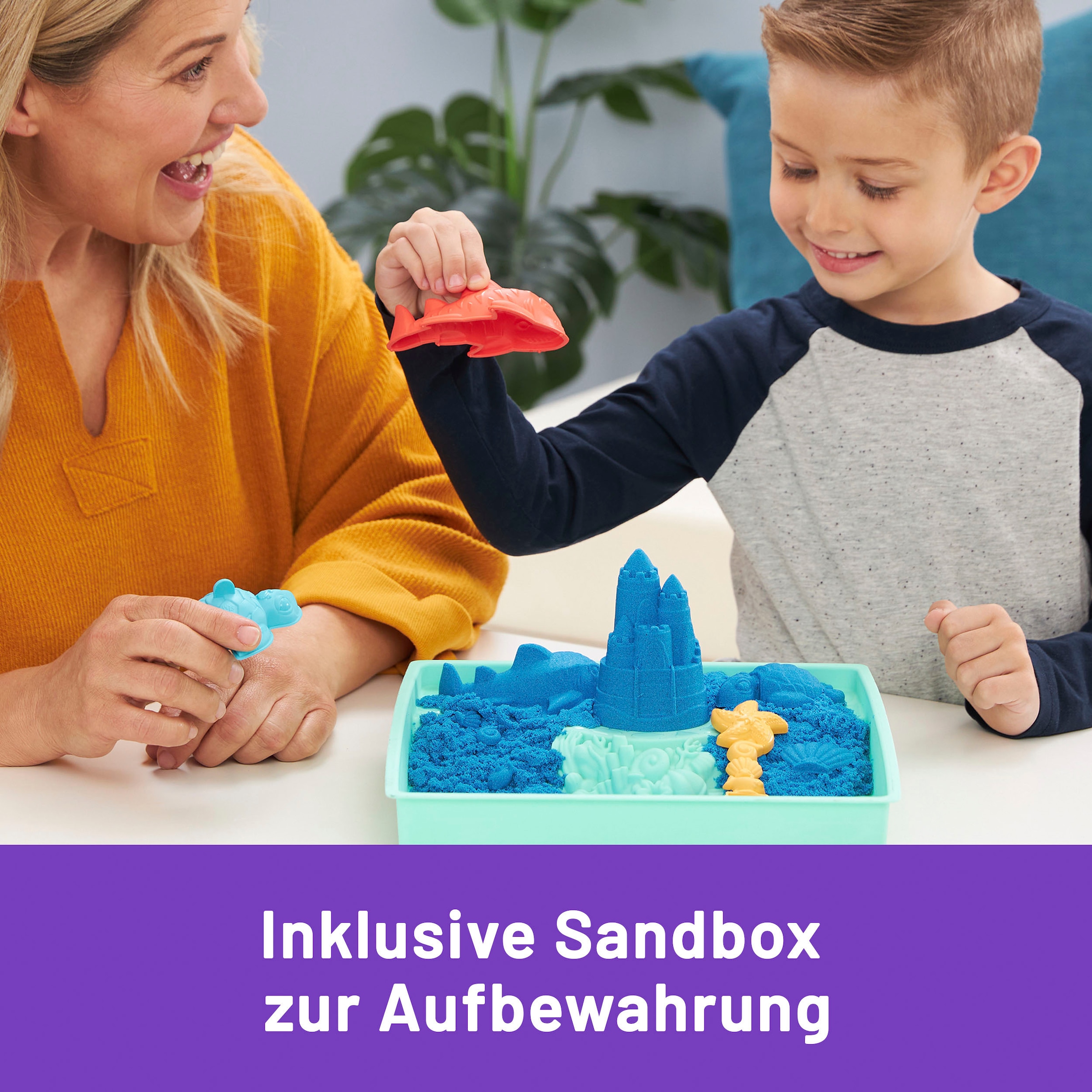 Spin Master Set créatif »Kinetic Sand - Box 454 g - Blau«