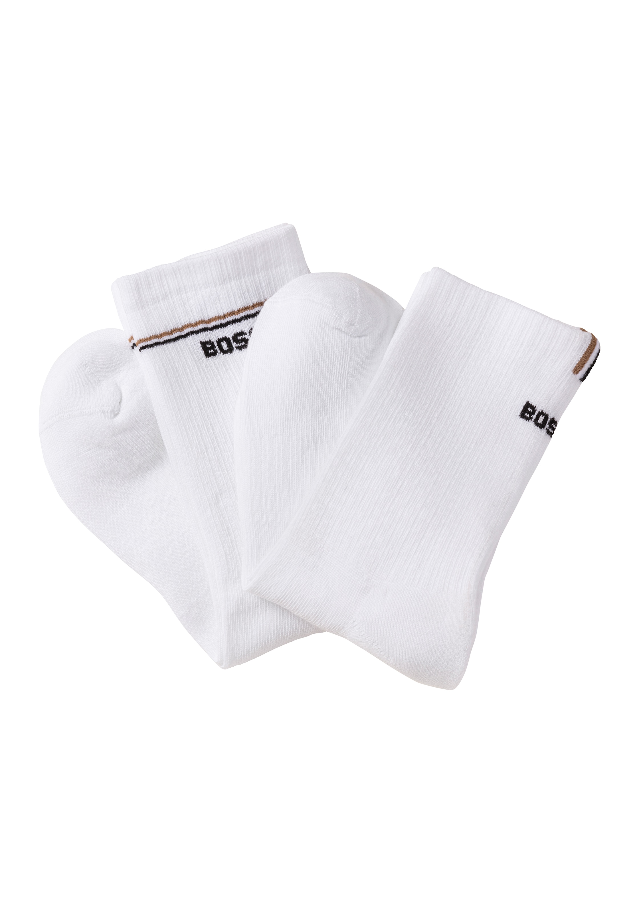BOSS Socken »2P QS Iconic CC W«, (Packung, 2 Paar, 2er), mit BOSS-Logoschriftzug