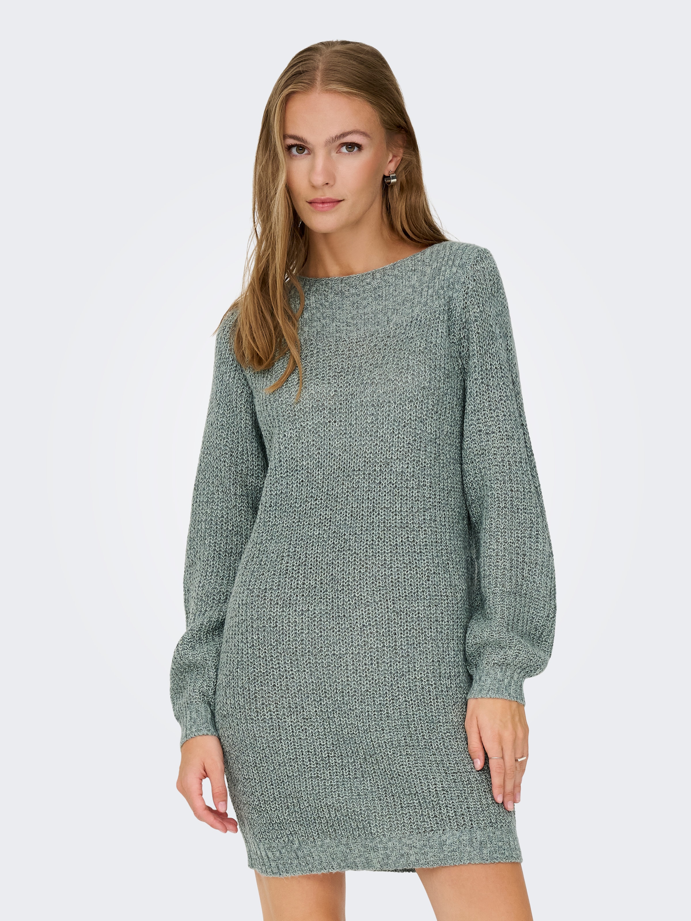 JDY Mini-robe »JDYWHITNEY MEGAN L/S BOAT DRESS KNT NOOS« Sommerkleid