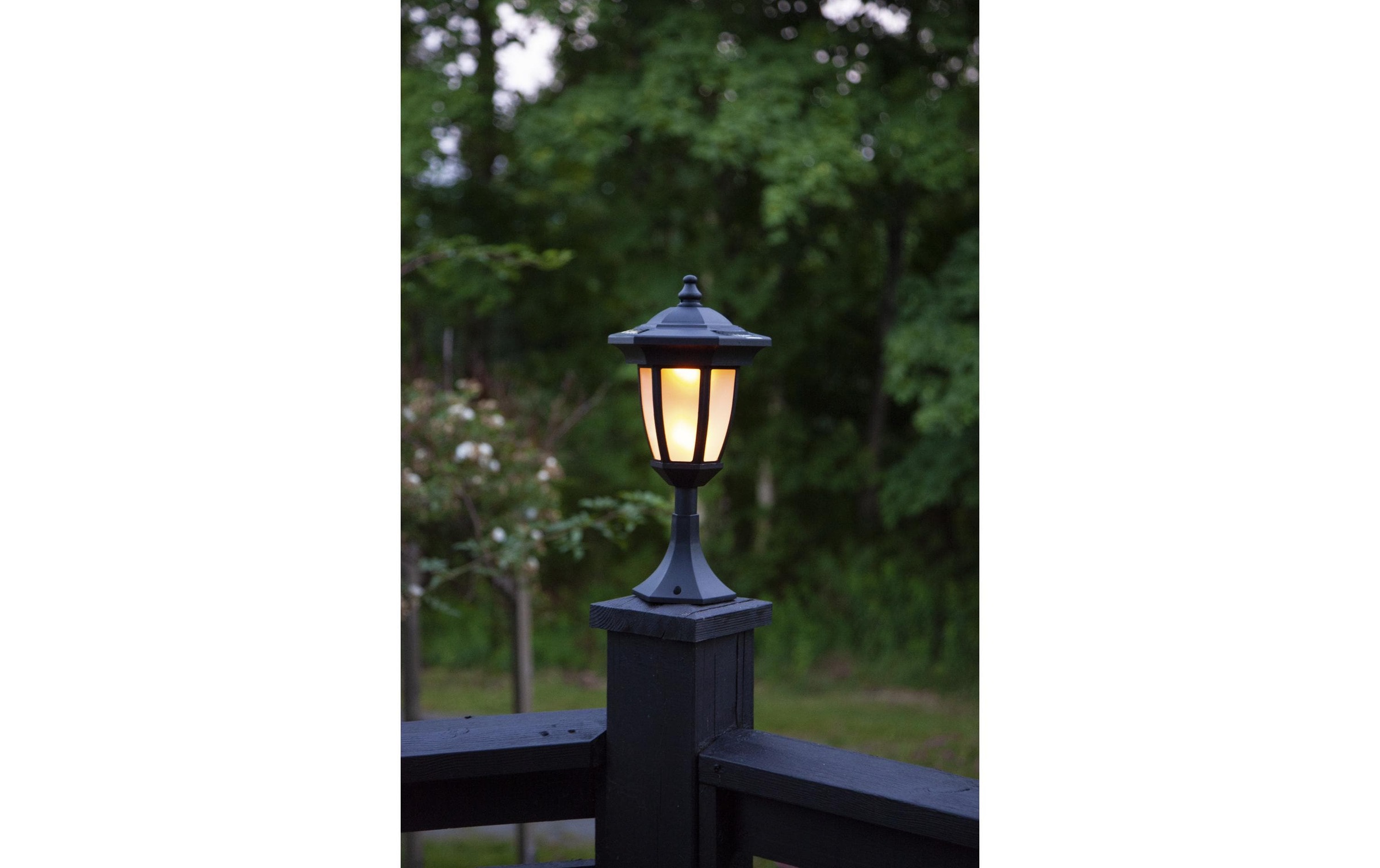 Parforce Traditional Hunting Lampe de jardin »Solar Fackel Flame« blanc chaud