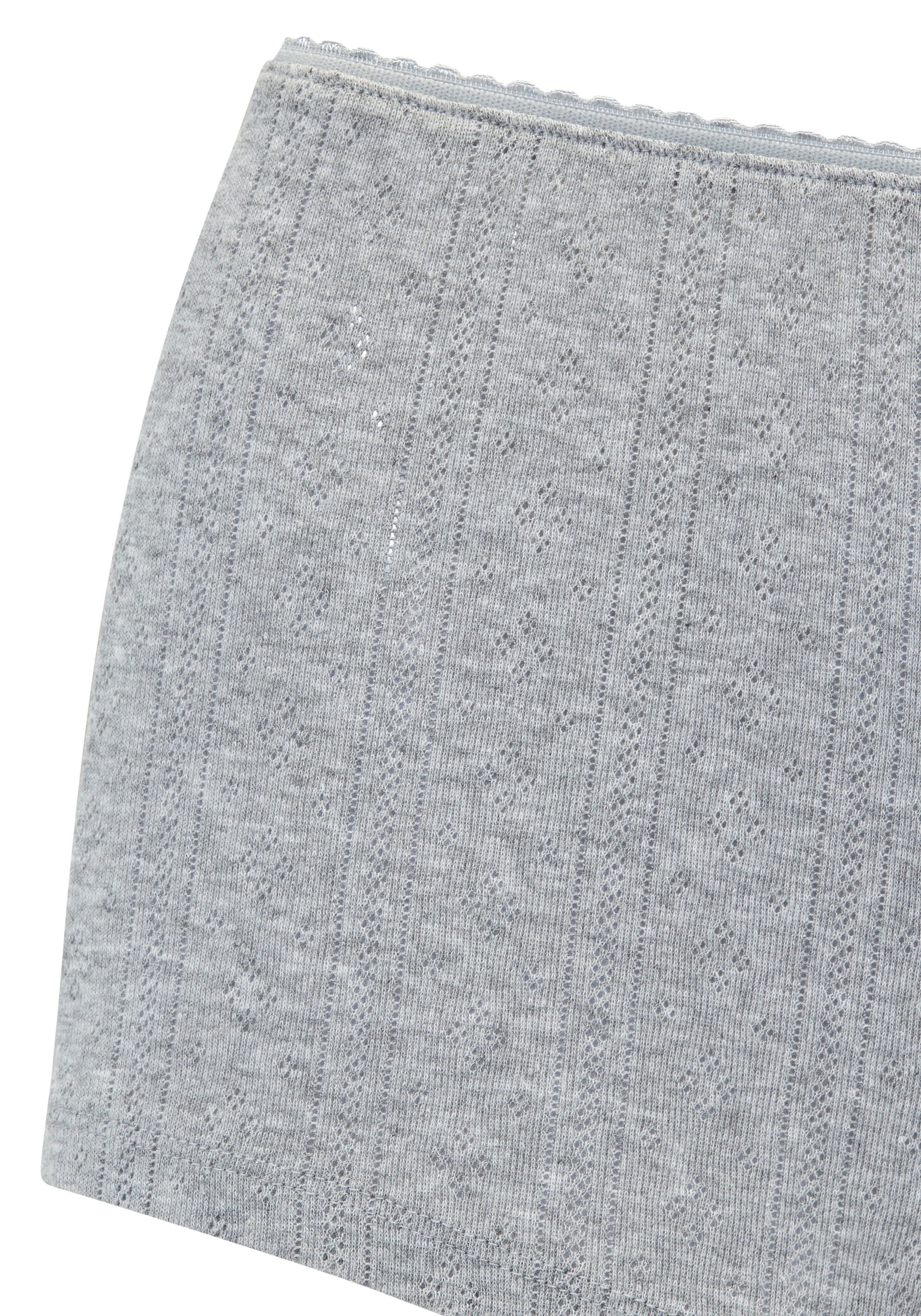 Vivance Panty 3er-Pack,  aus feiner Pointelle-Ware, reine Baumwolle