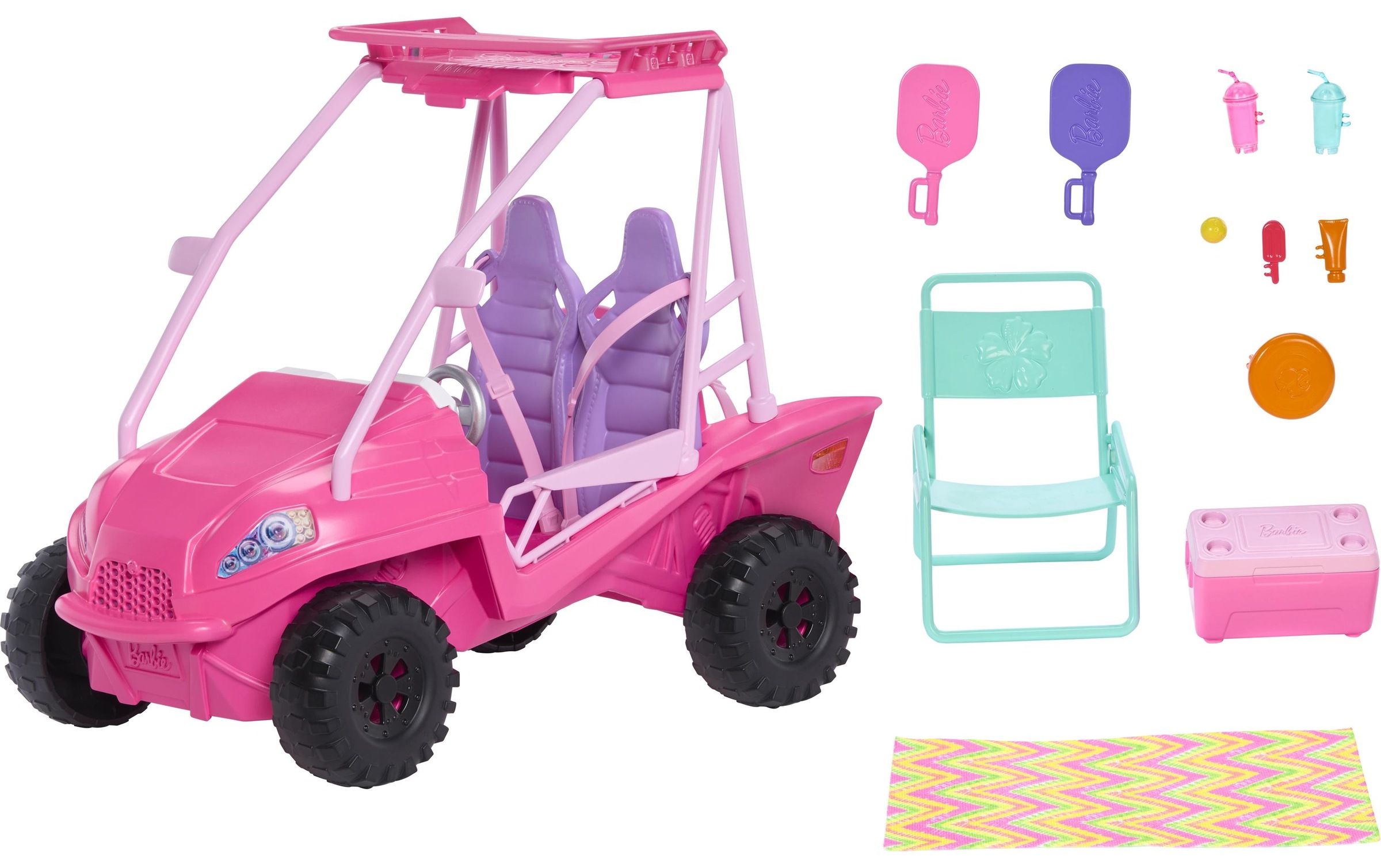 Barbie Puppenauto »Barbie Mysteries: Mission Strand Ultimativer Strand-Buggy«