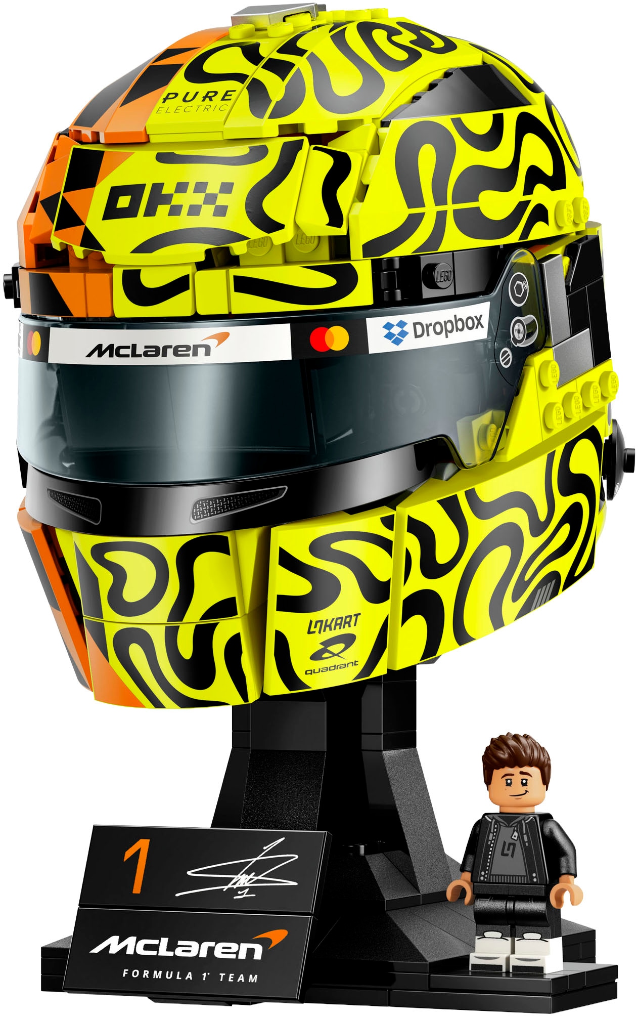 LEGO® Konstruktionsspielsteine »McLaren Mastercard F1® Team Lando Norris’ Helm (43023)« LEGO Editions Formular 1