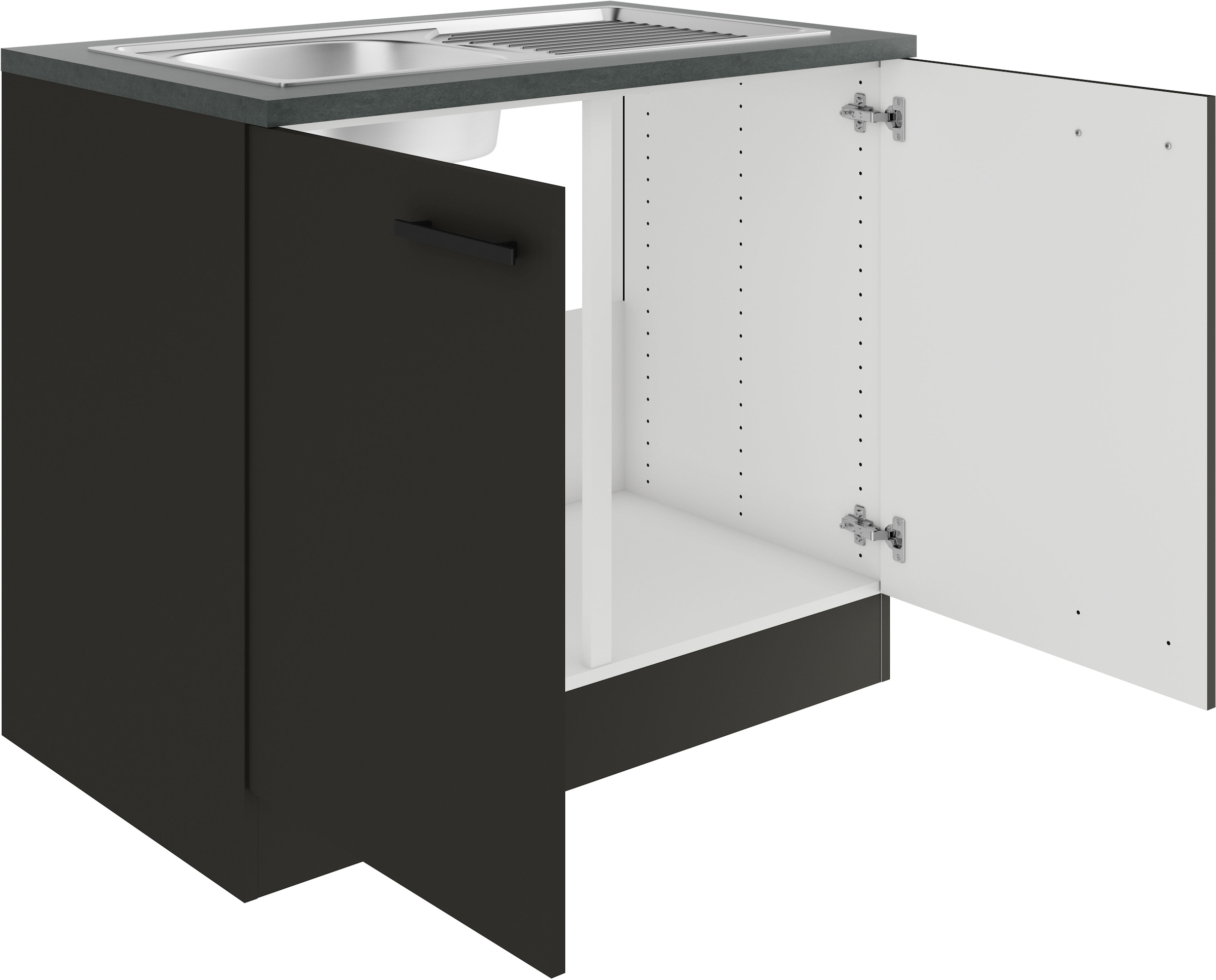 OPTIFIT Spülenschrank »Palma« Breite 100 cm, inklusive Einbauspüle