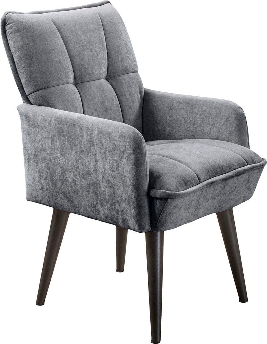 exxpo - sofa fashion Esszimmerstuhl »Mocca« () Armlehnenstuhl, bequem gepolstert