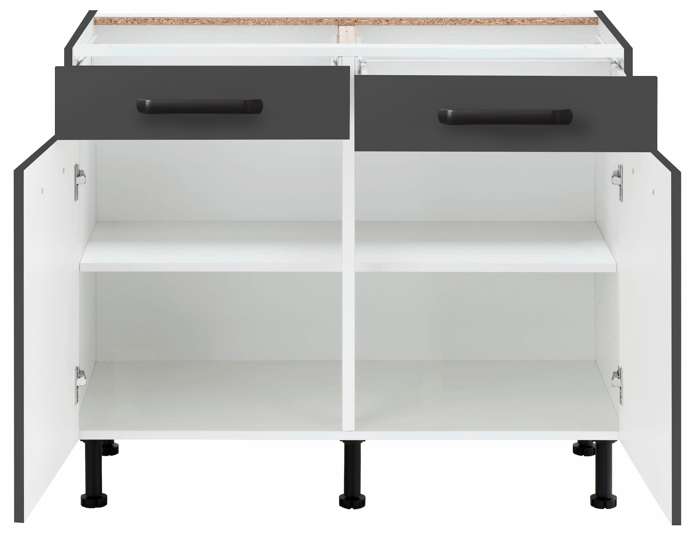 wiho Küchen Unterschrank »Simi«, Soft-Close-Funktion in Schubkästen und Auszügen, verstellbare Füsse
