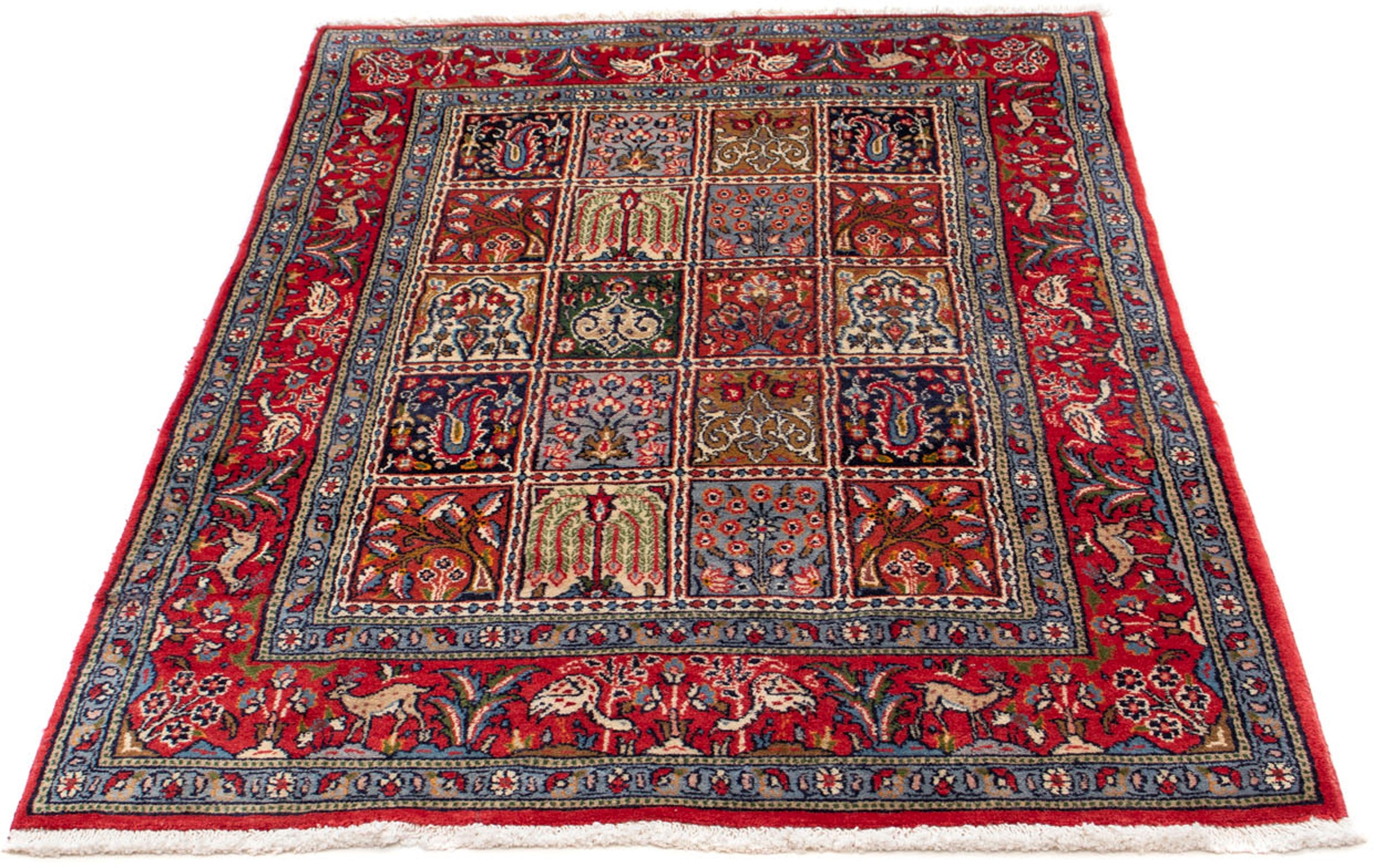 Image of morgenland Orientteppich »Perser - Classic - 145 x 96 cm - dunkelrot«, rechteckig, 10 mm Höhe, Wohnzimmer, Handgeknüpft, Einzelstück mit Zertifikat bei Ackermann Versand Schweiz