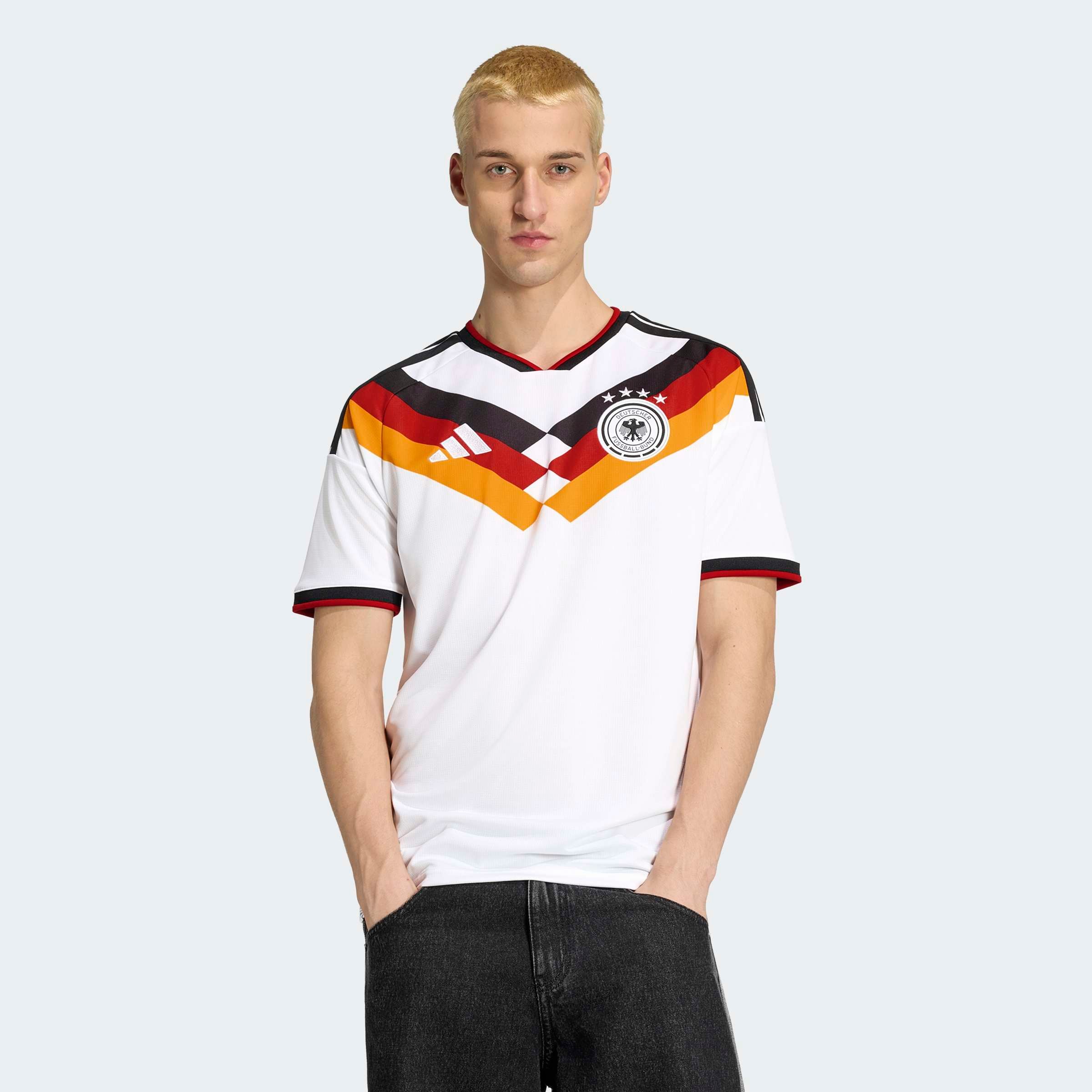 Image of adidas Performance Fussballtrikot "DFB H JSY" mit Climacool Technologie, schnell trocknend, atmungsaktiv