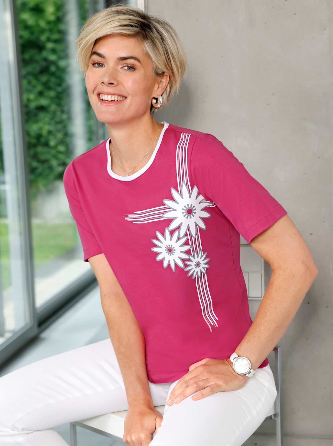 Classic Basics Kurzarmshirt "Halbarmshirt" 1 tlg.