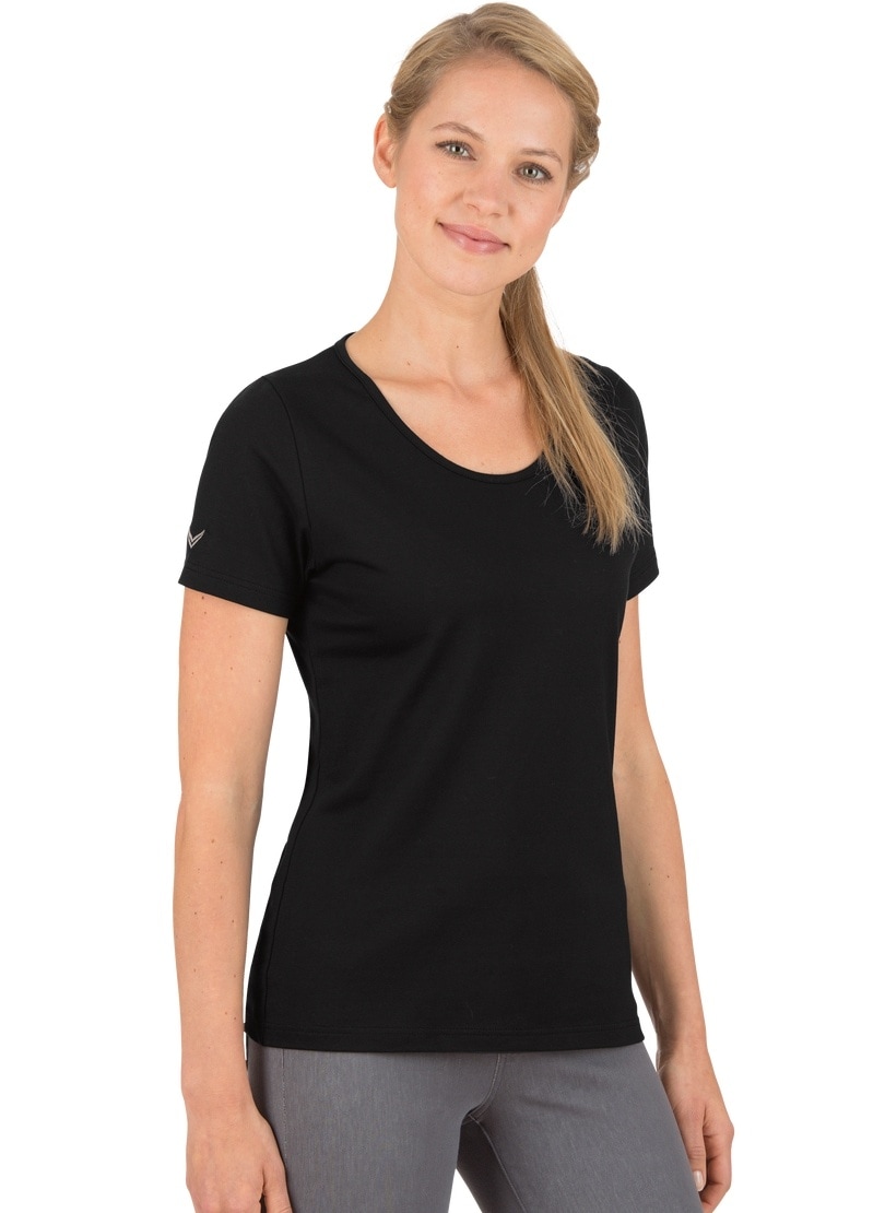 ♕ Trigema T-Shirt »TRIGEMA T-Shirt aus Biobaumwolle« versandkostenfrei  bestellen