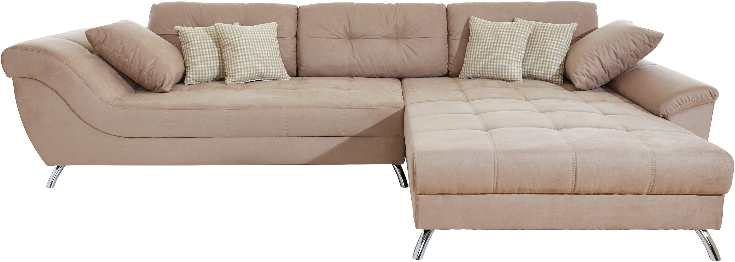 Image of Jockenhöfer Gruppe Ecksofa "San Francisco L-Form, B: 358 cm" mit Zierkissen, eingearbeiteter Kaltschaummatte