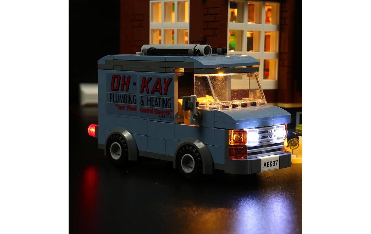 Image of Steinbaukasten "BrickBling LED-Licht-Set für LEGO Allein zu Haus -21330"