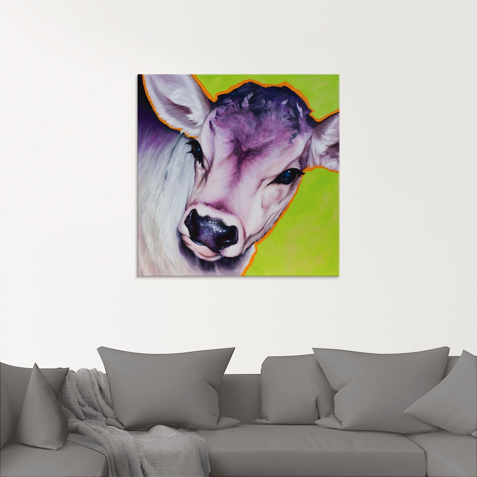 Artland Glasbild »Kuh Pretty Betty«, Haustiere, (1 St.), in verschiedenen Grössen