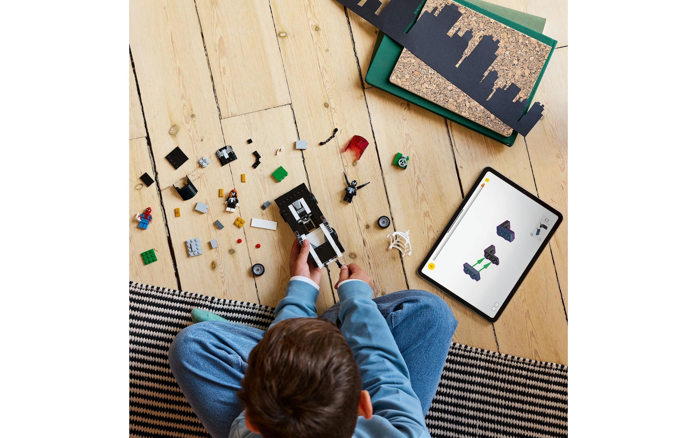 LEGO® Spielbausteine »Marvel Spider-Man vs. Venom Muscle-Car 76309«