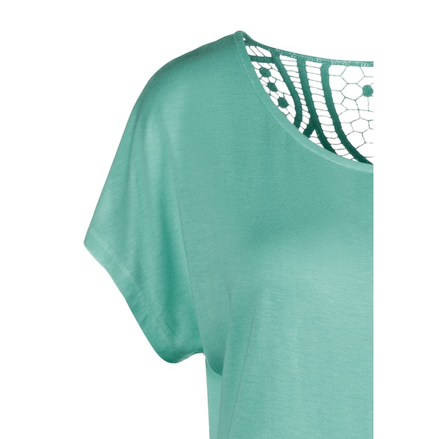 ♕ Vivance T-Shirt, (2er-Pack), mit weicher Häkelspitze am Rücken  versandkostenfrei auf
