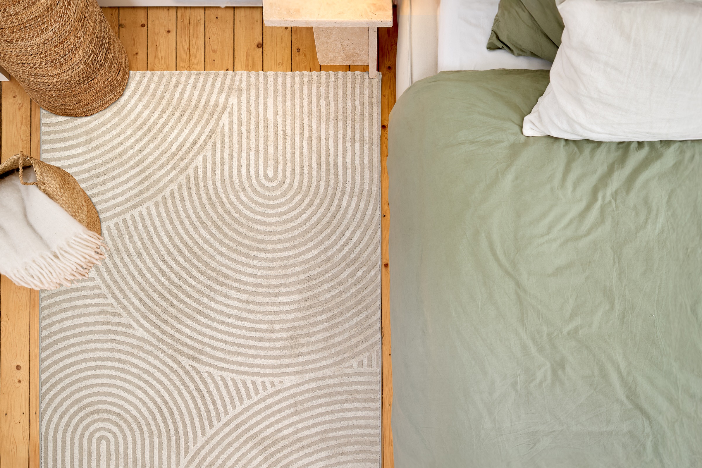 ASTRA Teppich »Jules 253«, rechteckig, 8 mm Höhe, Hoch Tief Struktur, Kurzflor, Wohnzimmer, Schlafzimmer