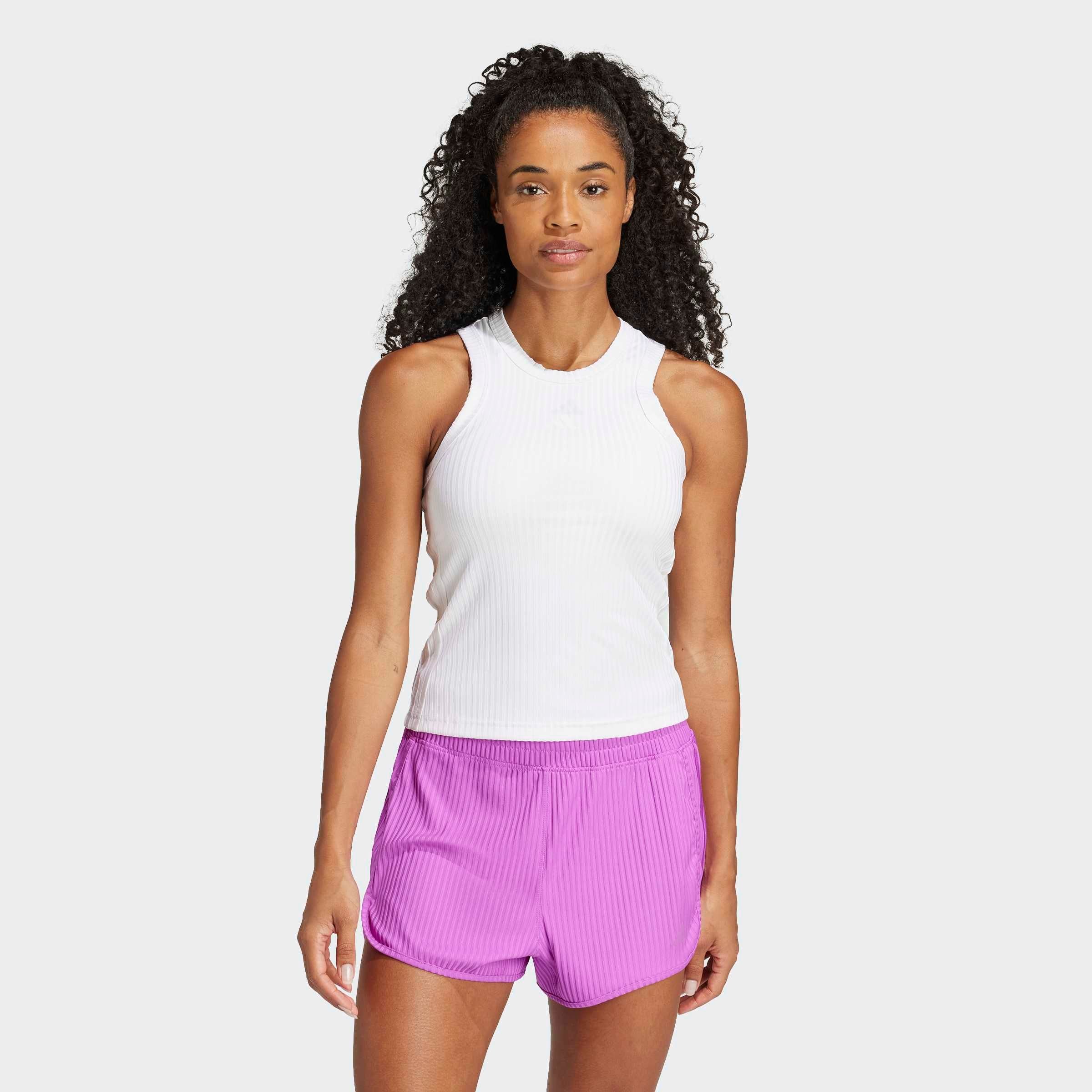 Image of adidas Performance Tanktop "ALL GYM SEASONAL RIB TIGHT FIT TONAL 3-STREIFEN"