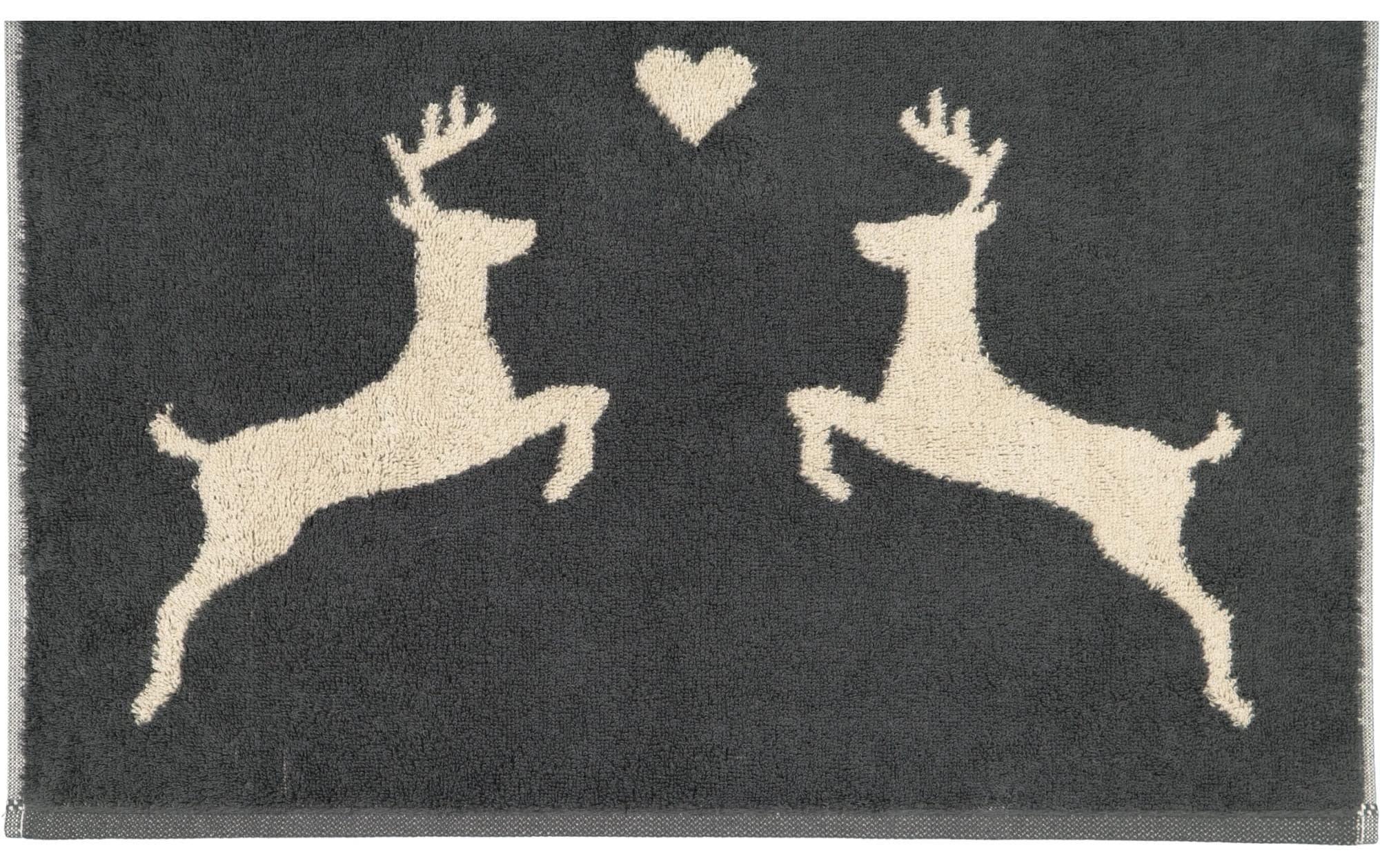 Cawö Duschtuch »Alpenchic Edition Hirsch 70 x 140 cm«, (1 St.)