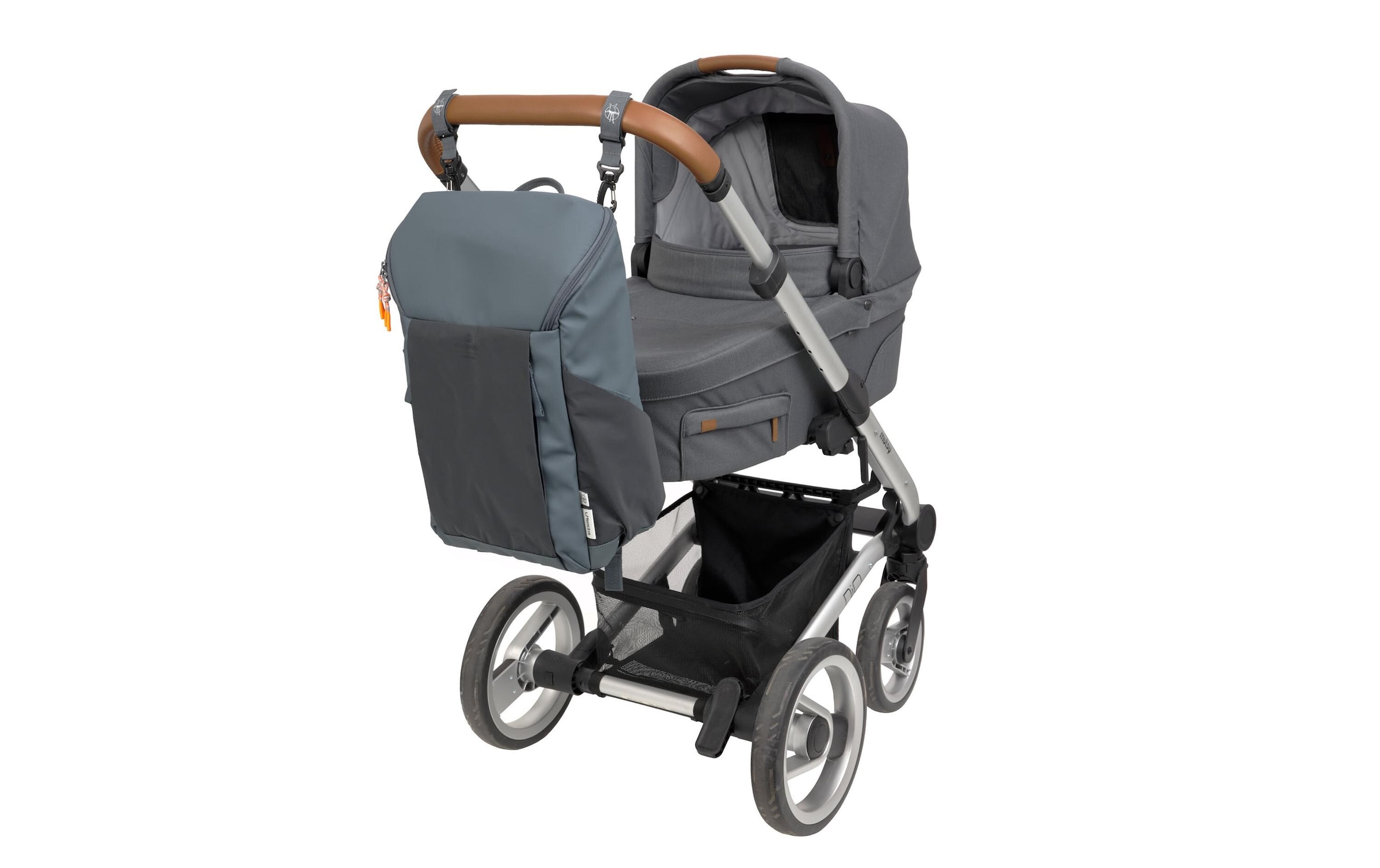 LÄSSIG Wickelrucksack »Slender Up reflektierend Anthracite«