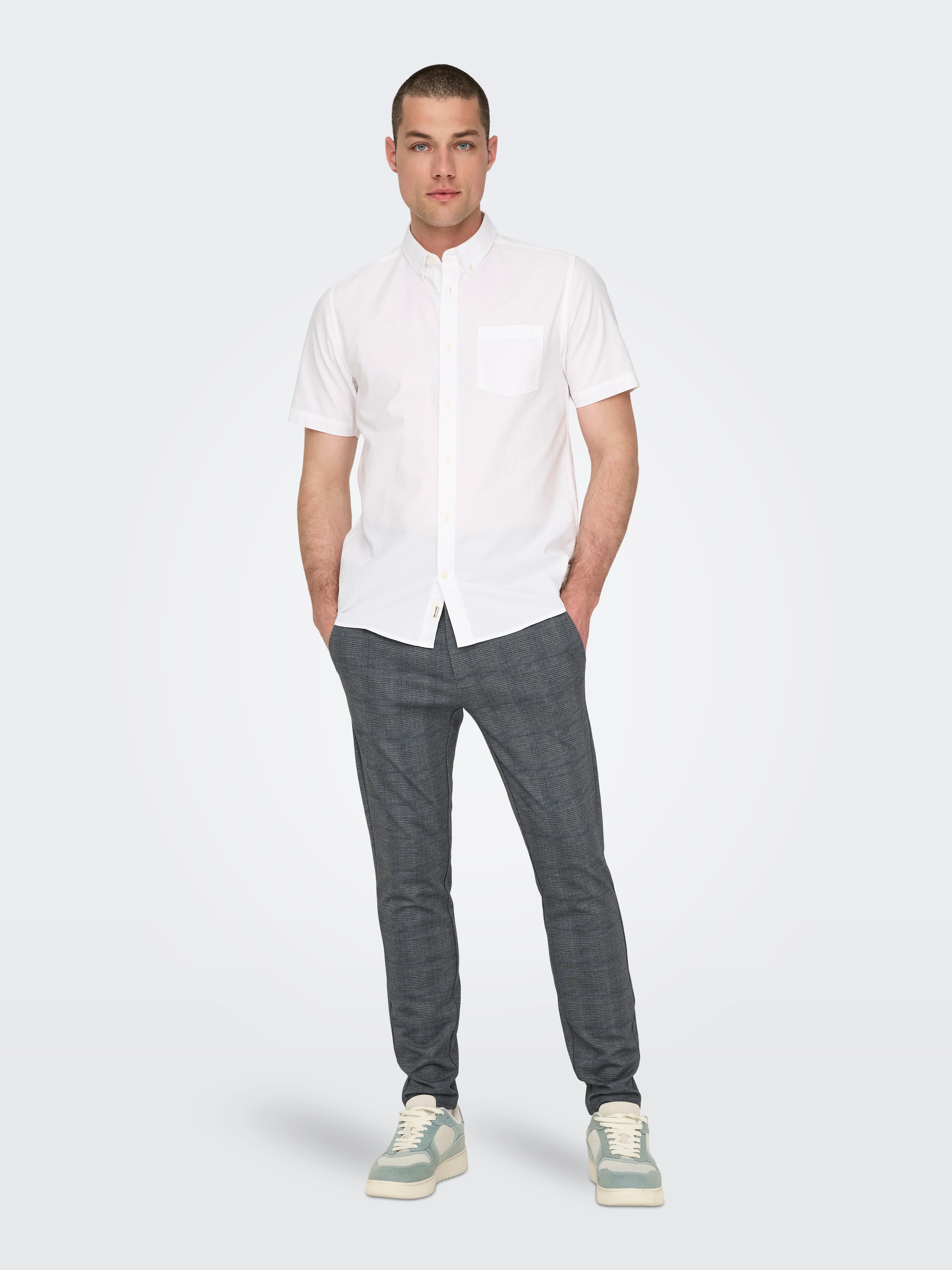 ONLY & SONS Chinohose »ONSMARK SLIM CHECK 020919 PANT NOOS«