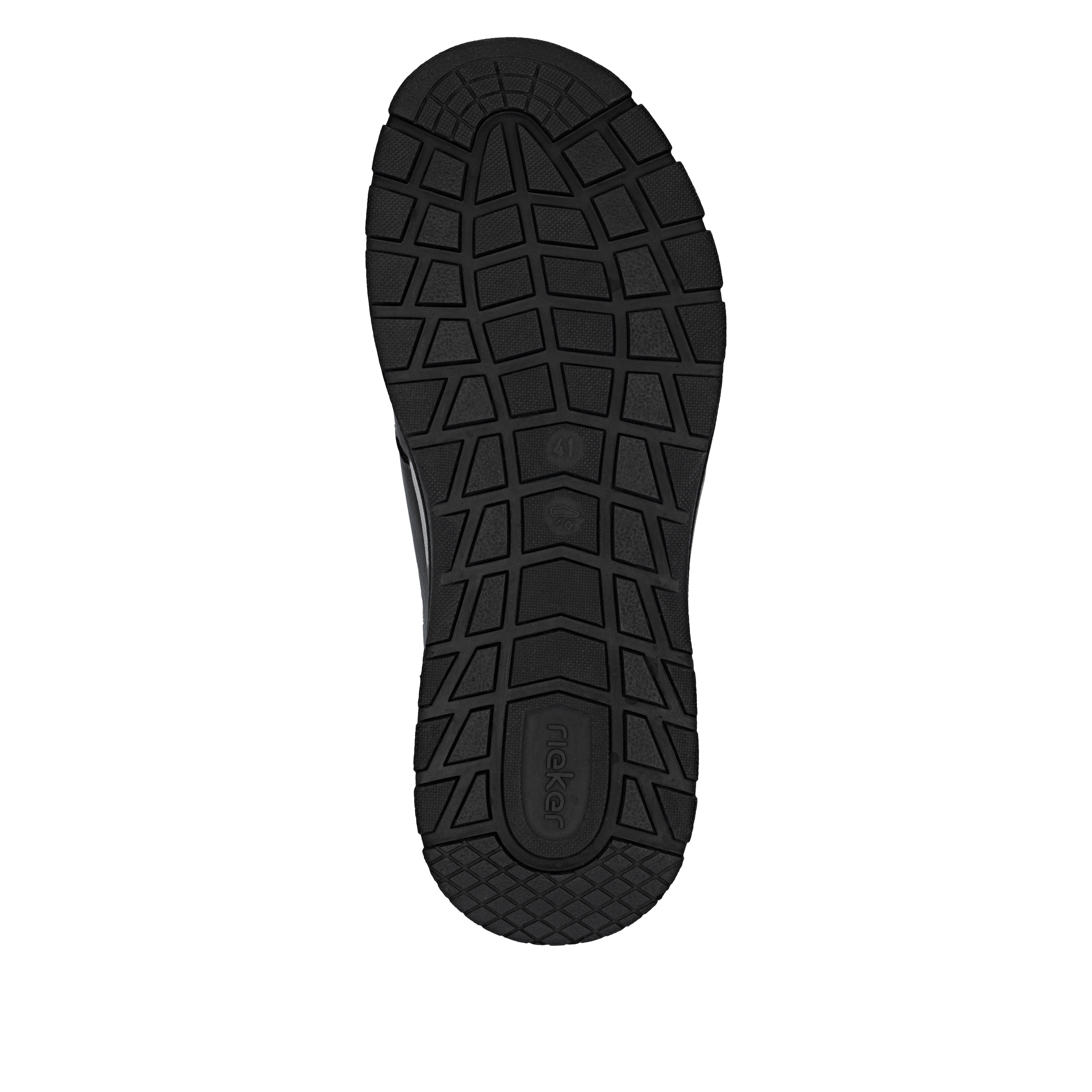 Rieker Sneaker  Schnürschuh, Halbschuh, Freizeitschuh mit gepolstertem Schaftrand