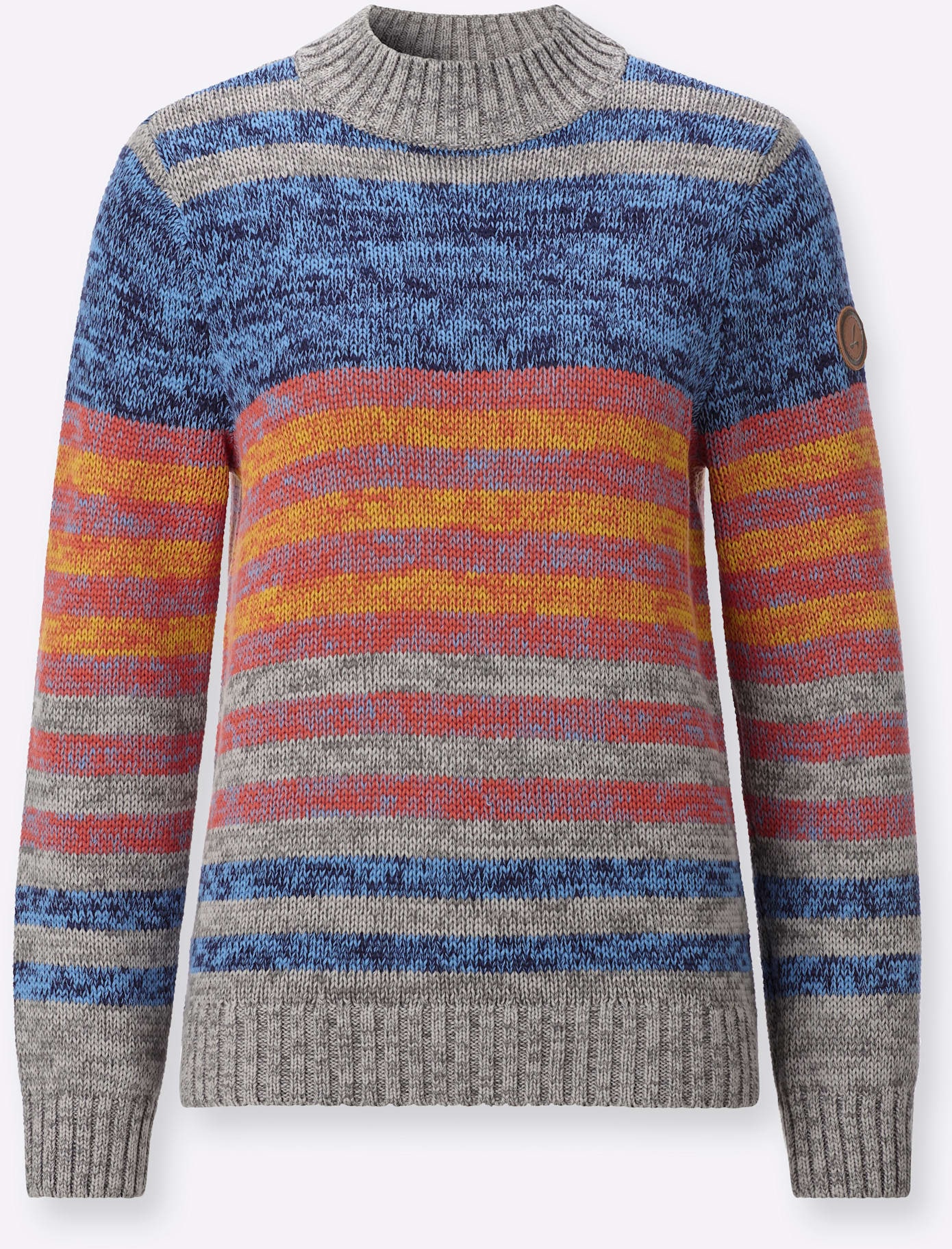Casual Looks Stehkragenpullover »Langarm-Pullover«
