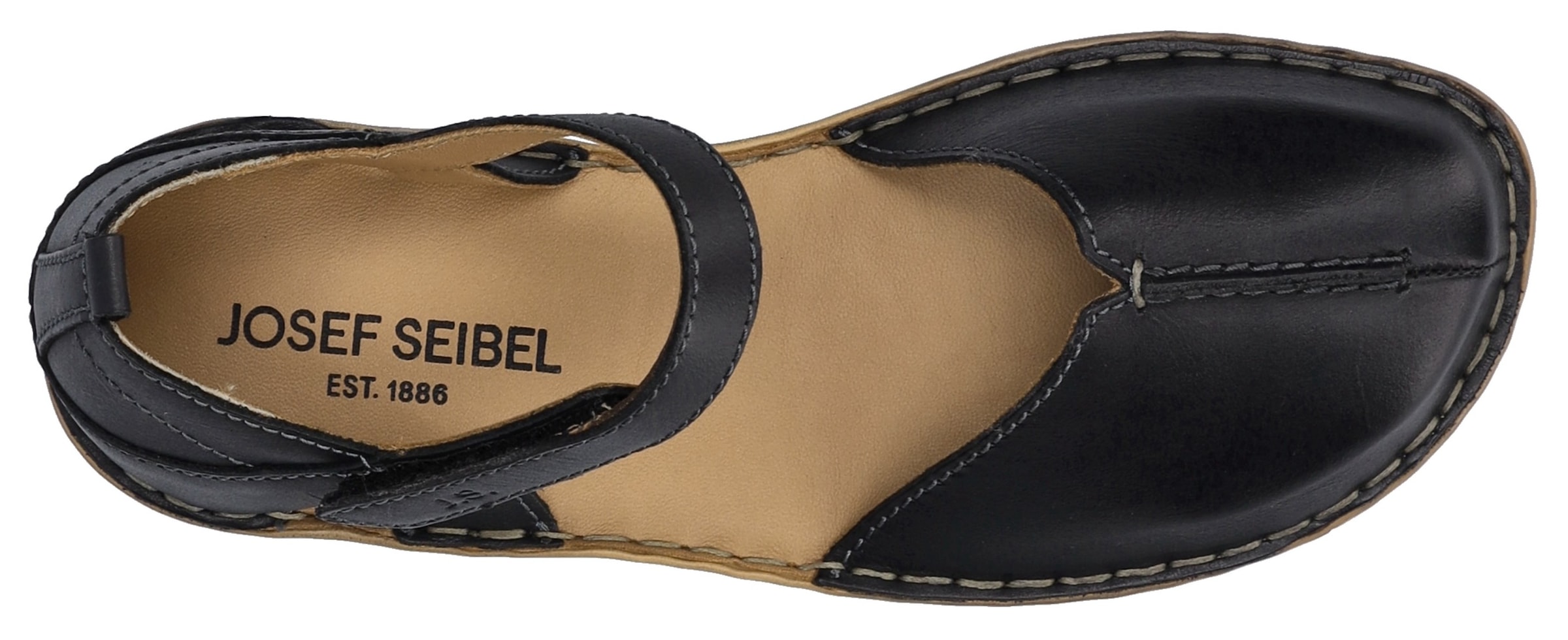 Josef Seibel Ballerines à lanières »ROSALIE 42«  , Sandale, Spangenschuh, Komfortschuh mit Klettverschluss