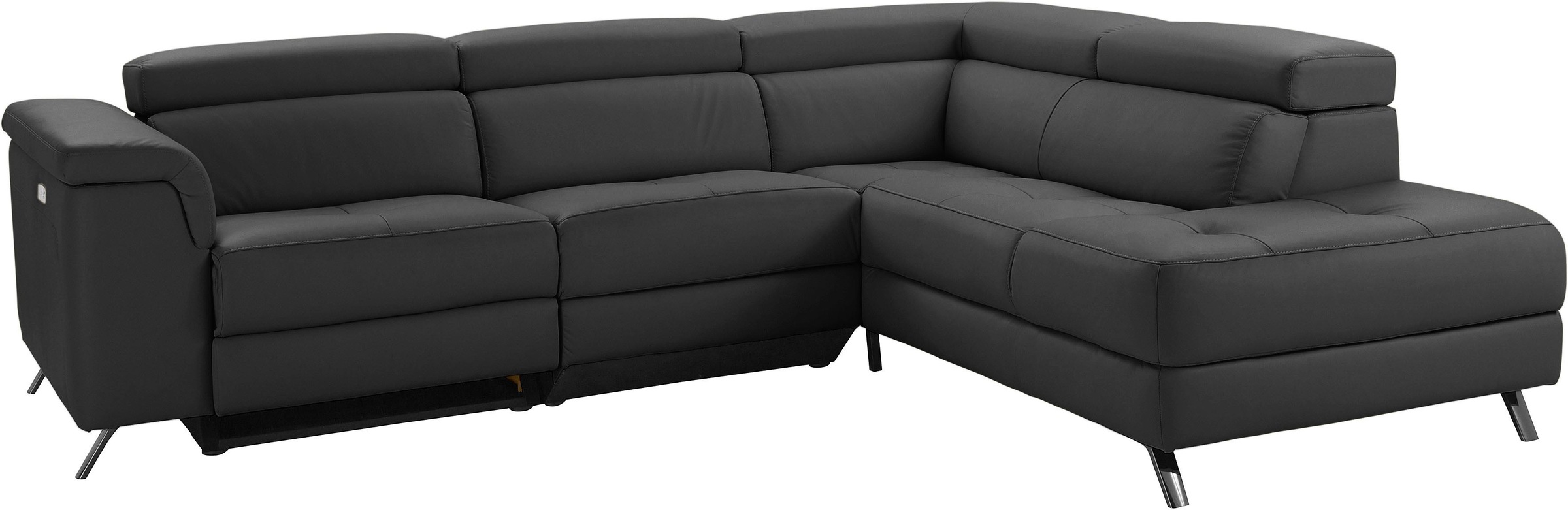 Image of Places of Style Ecksofa »Pirlo«, mit einem elektrischem Relaxfunktion und Kopfteilverstellung bei Ackermann Versand Schweiz