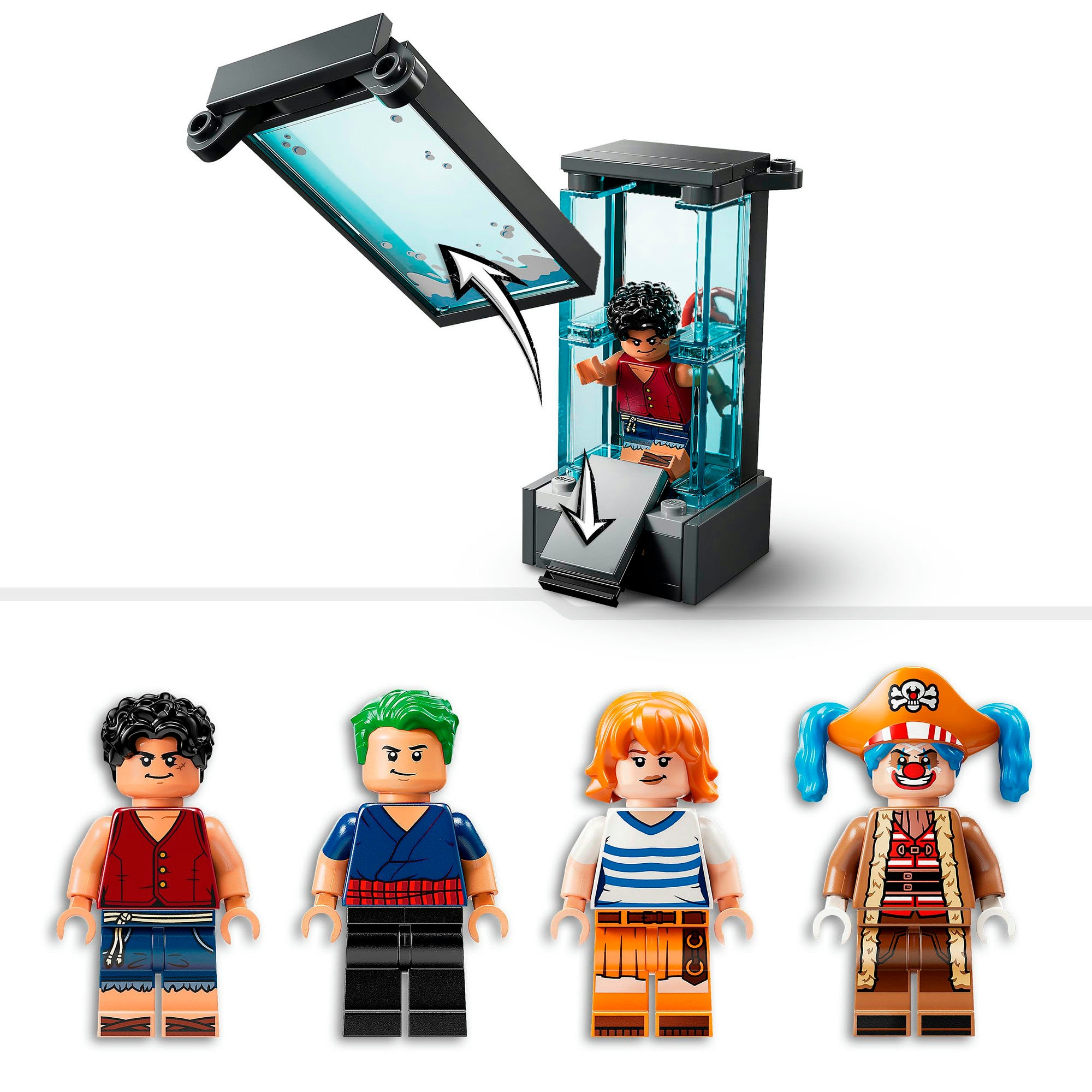 LEGO® Konstruktionsspielsteine »Zirkuszelt von Buggy dem Clown (75637), LEGO One Piece« Made in Europe