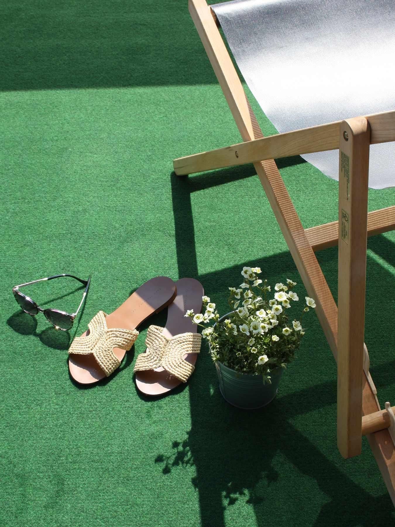 Primaflor-Ideen in Textil Kunstrasen »COMFORT, Made in Netherlands«, rechteckig, 5 mm Höhe, grün, mit Noppen, strapazierfähig, witterungsbeständig & wasserfest