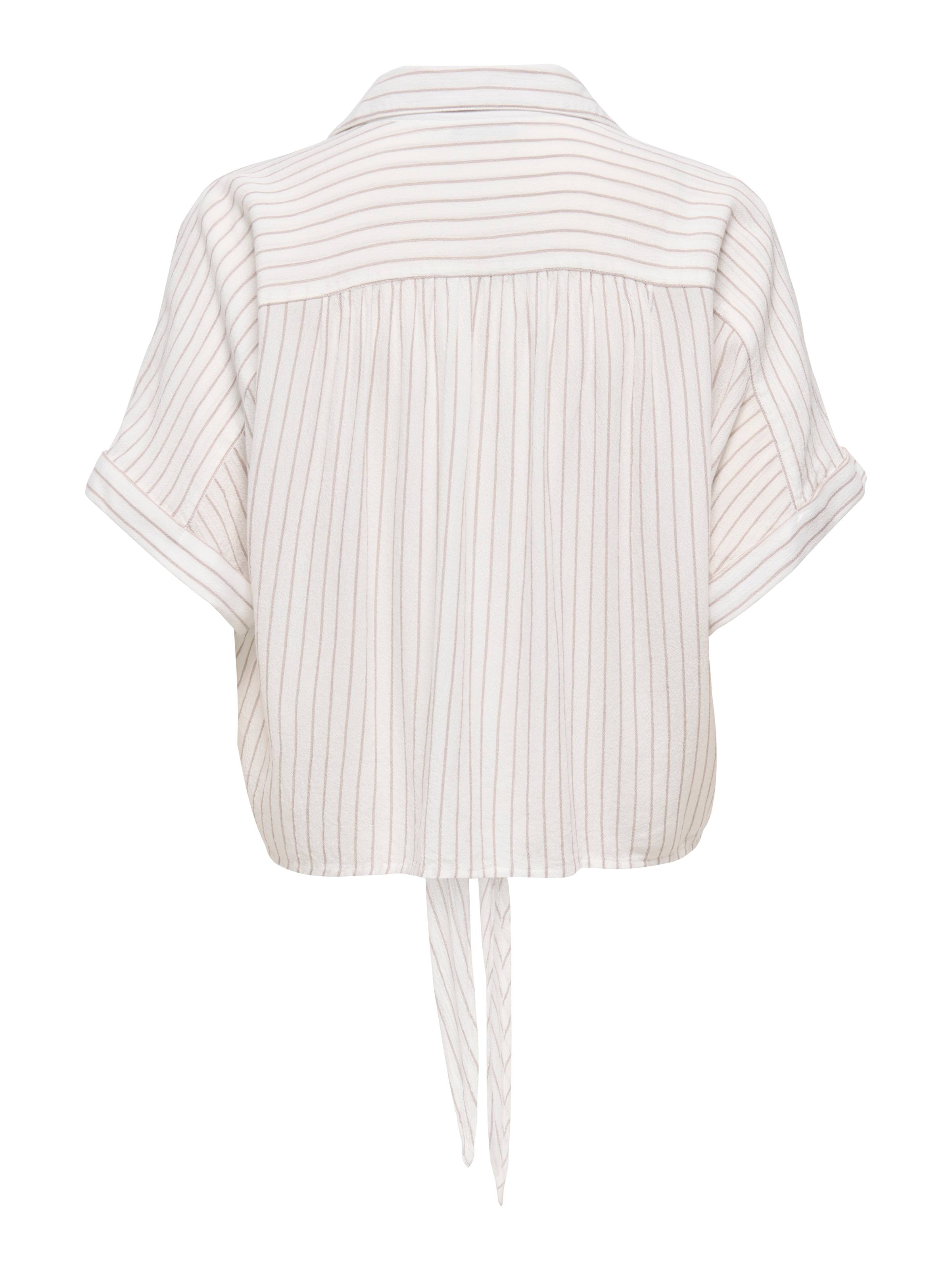 ONLY Kurzarmbluse »ONLPAULA LIFE S/S TIE SHIRT WVN NOOS« Viskose, regular fit