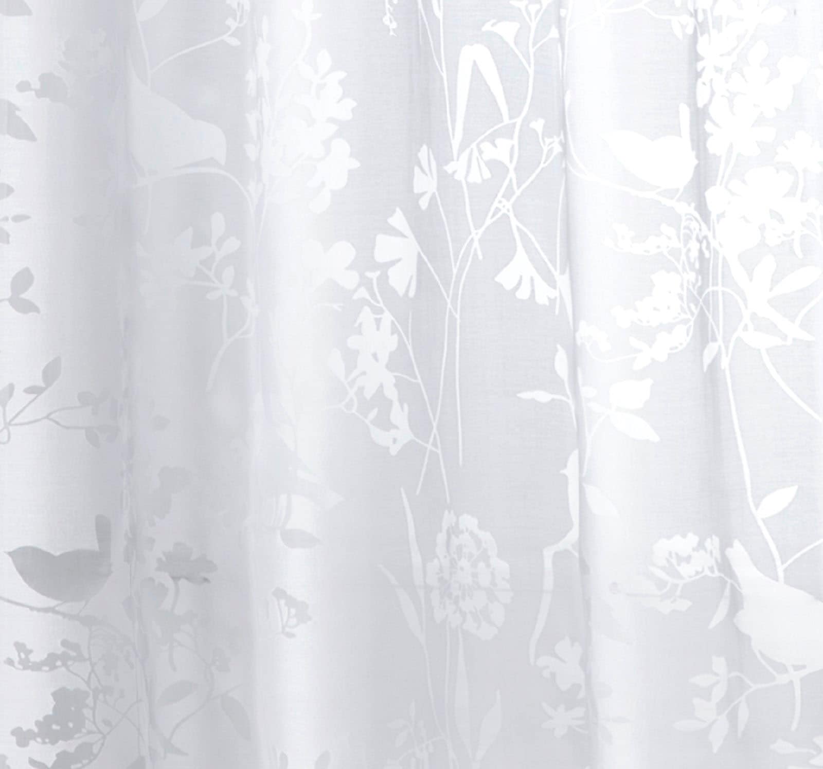 Weckbrodt Vorhang »Shorty«, (1 St.), Gardine, transparent, Ausbrenner,  Allover, Motiv Vögel und Zweige kaufen