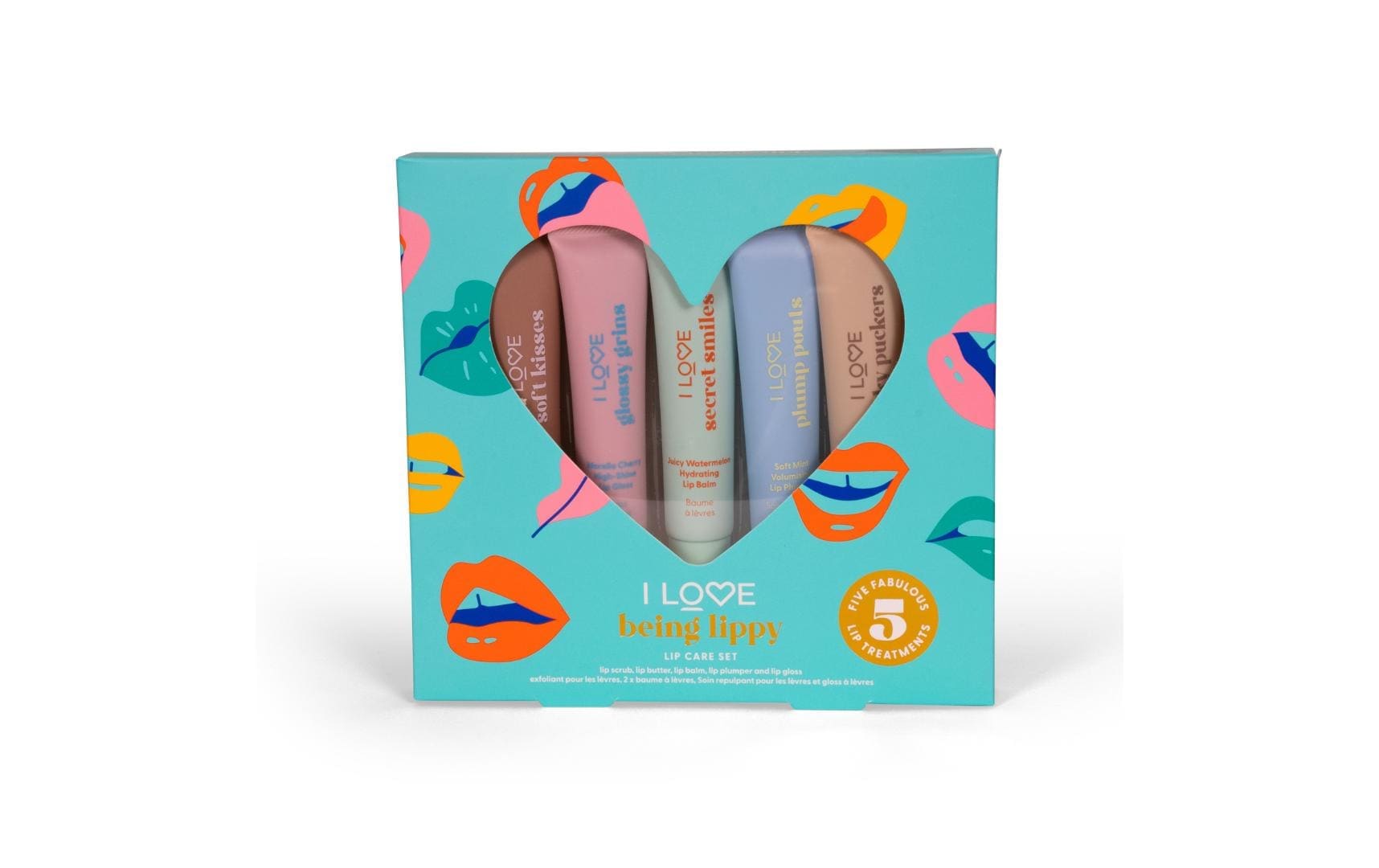 Lippenpflegemittel »I Love Being Lippy Lip Care 5-teilig«, (5 tlg.)