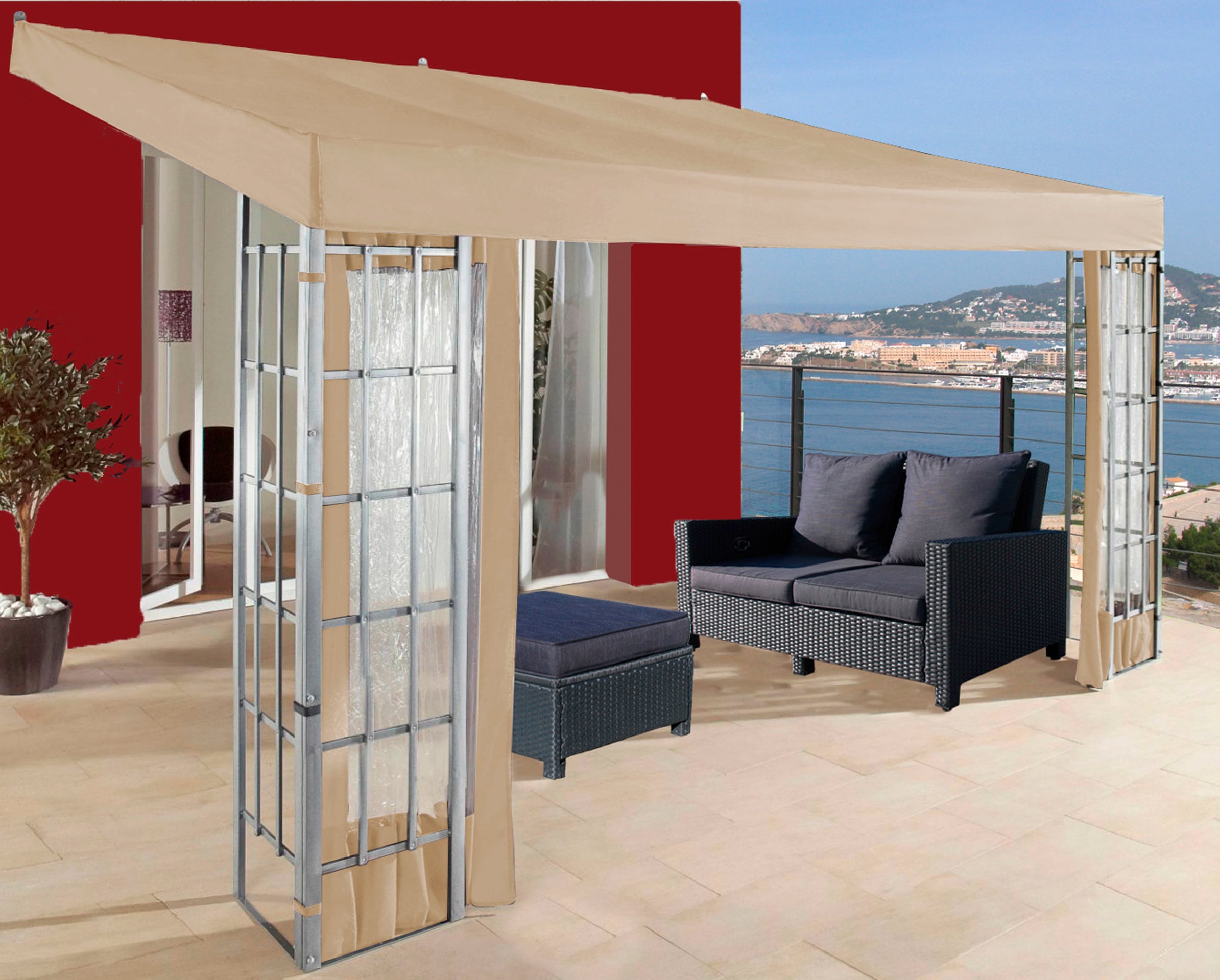 Quick Star Pavillonseitenteil »Rank«