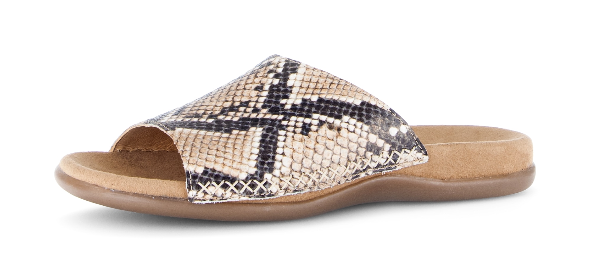 Image of Gabor Pantolette Sommerschuh, Schlupfschuh, Bequemschuh in Schlangenoptik