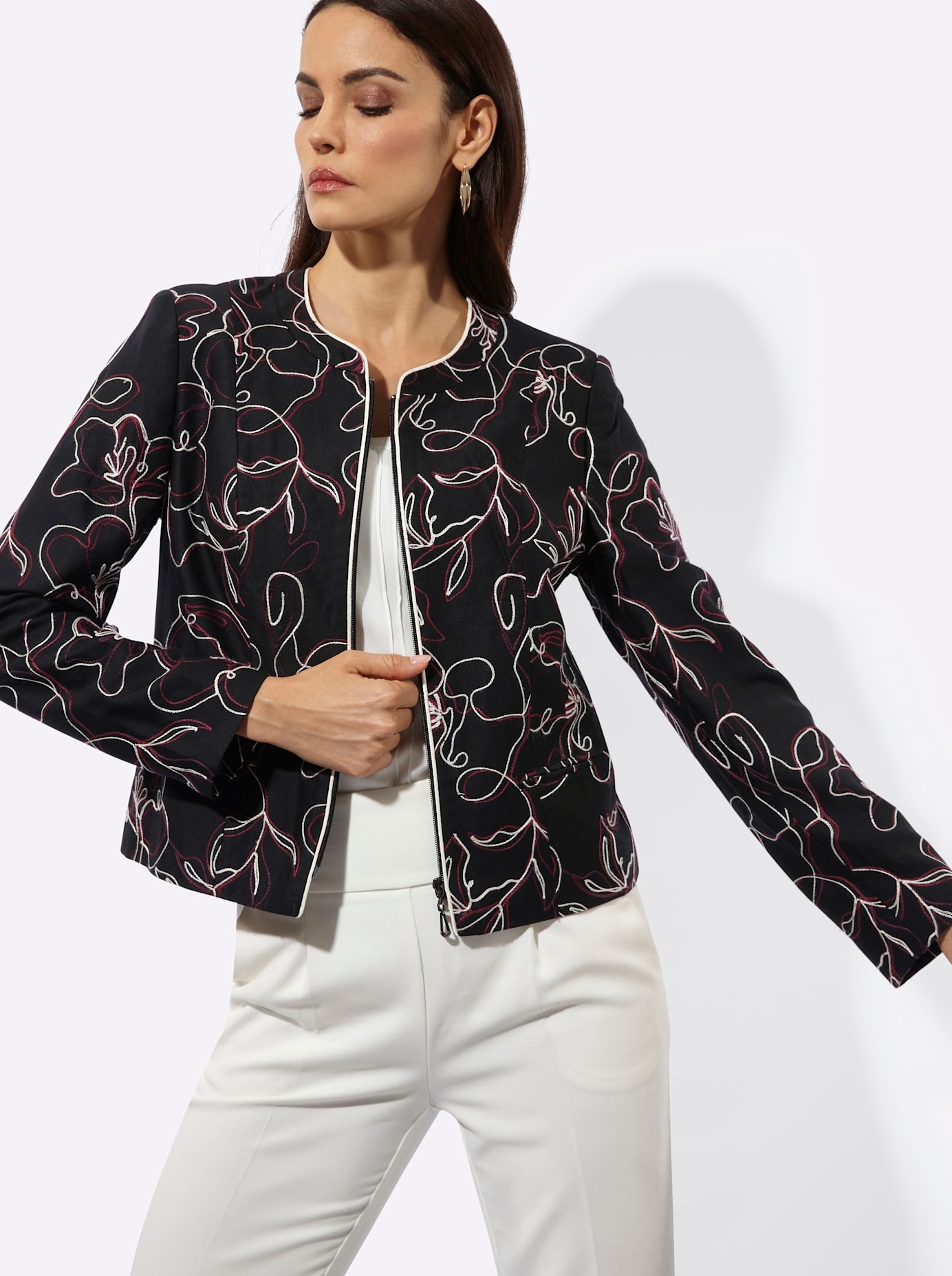 creation L Veste blazer »Lyocell-Viskose-Blazer«